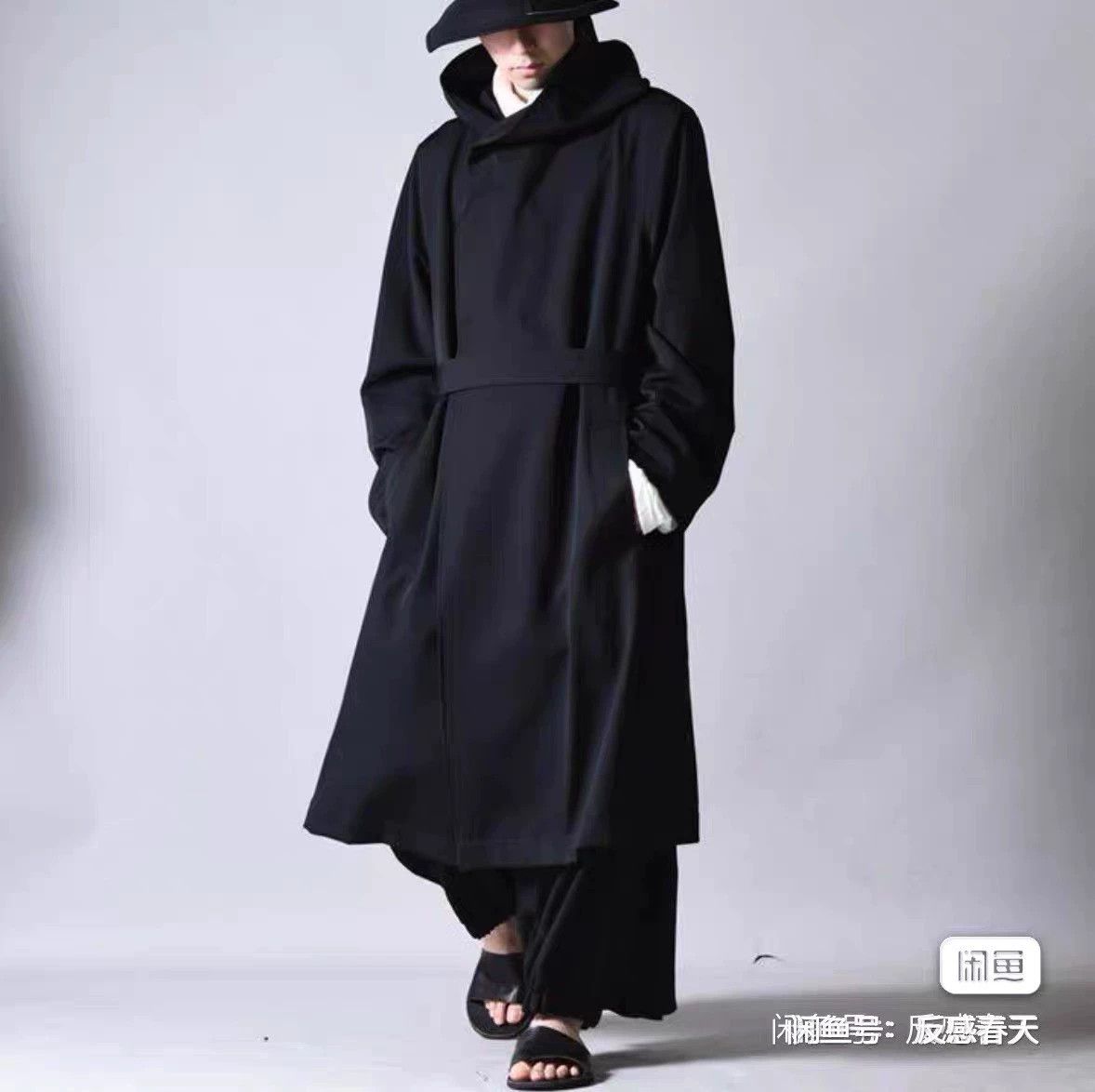 Yohji Yamamoto Yohji Yamamoto Regulation Belted Boxer Robe Coat Size US S / EU 44-46 / 1 - 2 Thumbnail