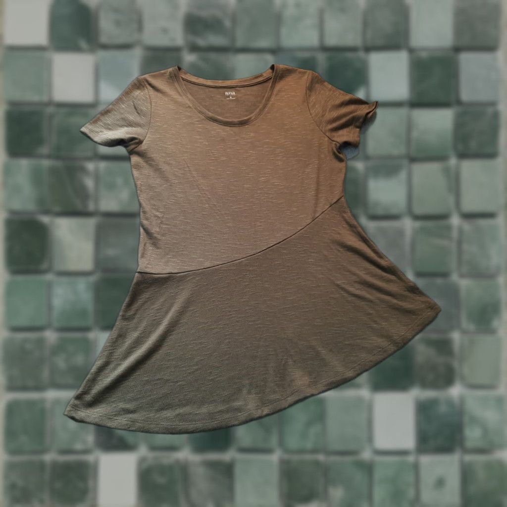 Vintage a.n.a Short Sleeve Top Womens S Shirt Moss Green Blouse, Basic, Casual, All Seasons, Breathable Size S / US 4 / IT 40 - 1 Thumbnail