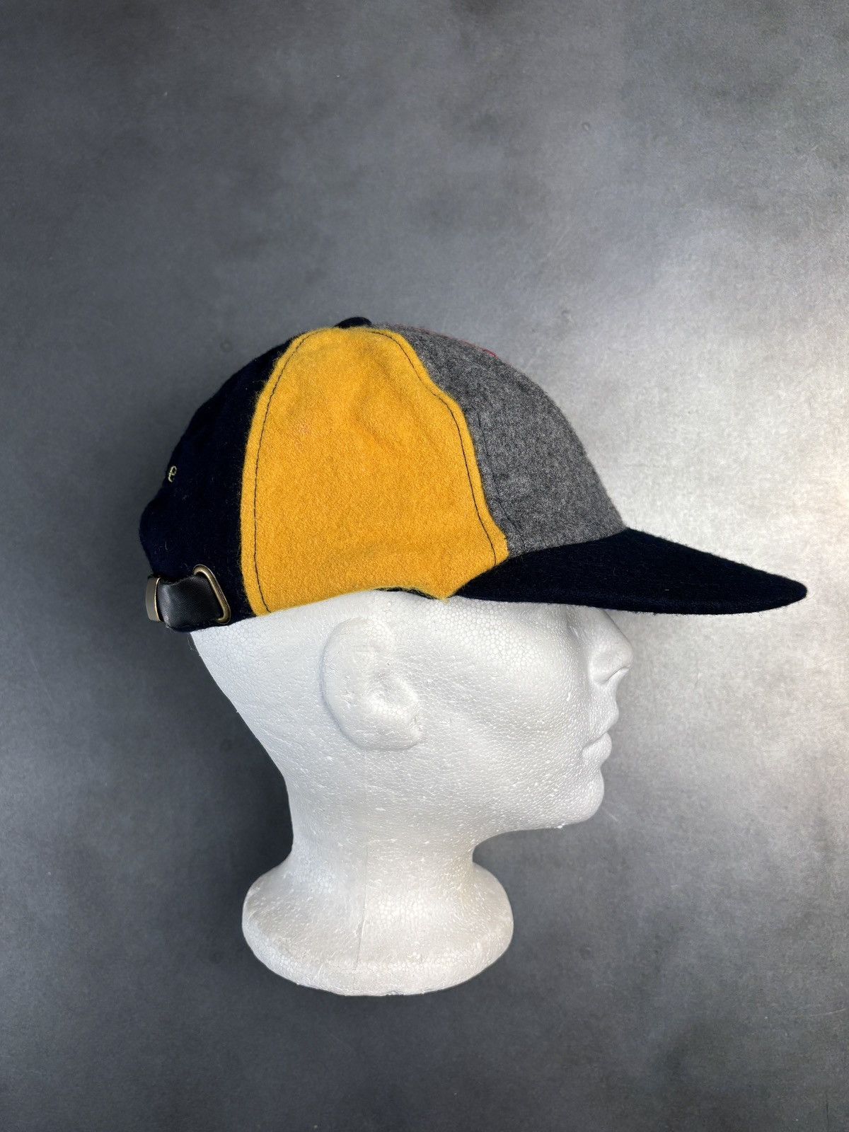 Gap × Vintage 1990s Vintage Wool Baseball Cap Bluenotes Colourblock Hat 90 Size ONE SIZE - 4 Thumbnail