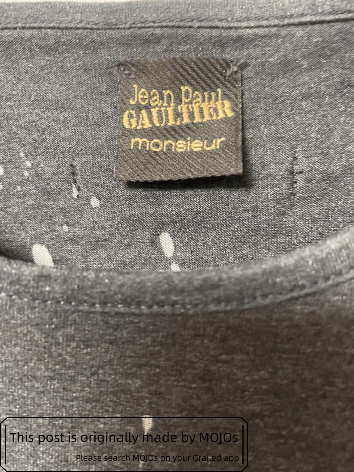 Jean Paul Gaultier Jean Paul Gualtier Distressed Splash Tee Size US M / EU 48-50 / 2 - 2 Thumbnail