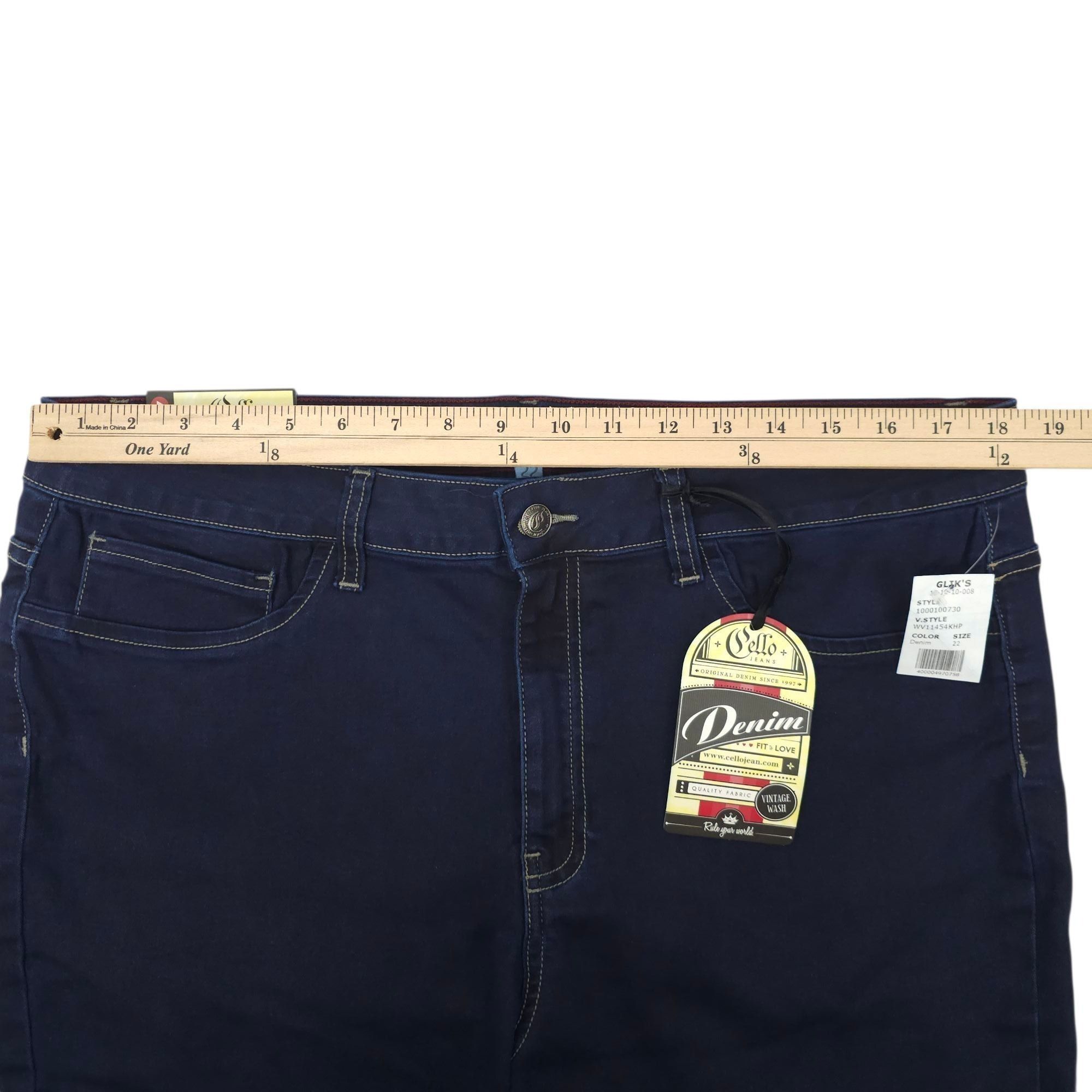 Other Cello Jeans Womens Size 22 High Rise Stretch Denim Vintage D Size 37" - 3 Thumbnail