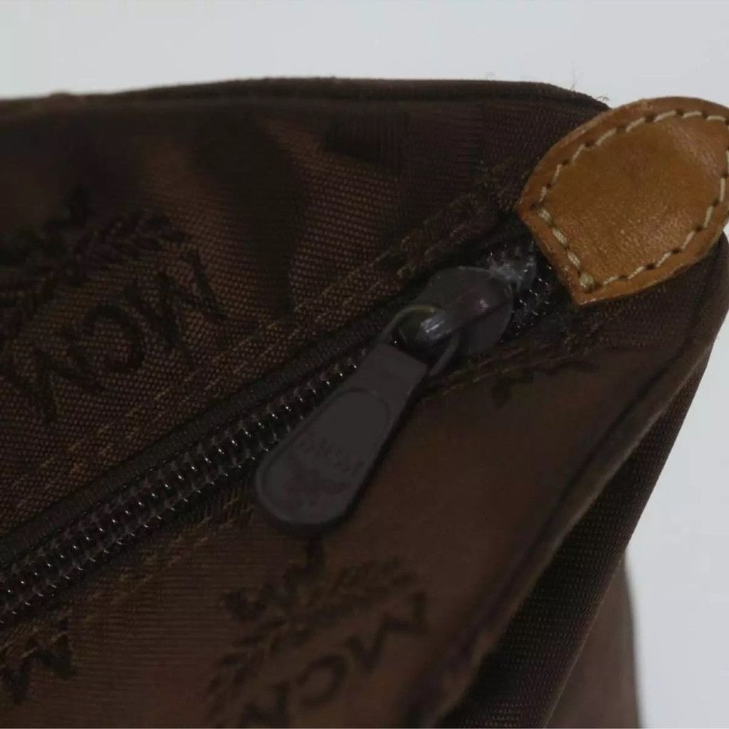 MCM MCM Brown and Tan Satchel with Gold Hardware Size ONE SIZE - 9 Thumbnail