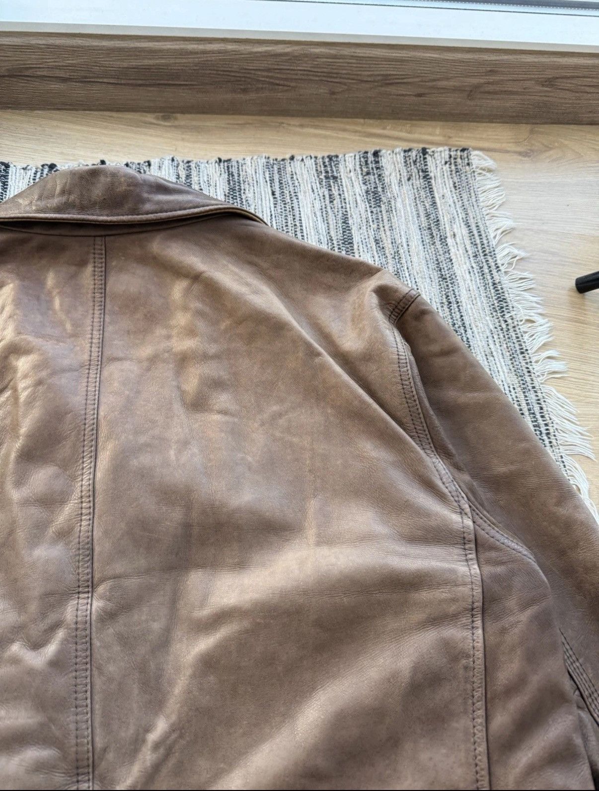 Timberland VINTAGE TIMBERLAND LEATHER COAT MENS WEATHERGEAR CASUALJAKET Size US L / EU 52-54 / 3 - 19 Thumbnail