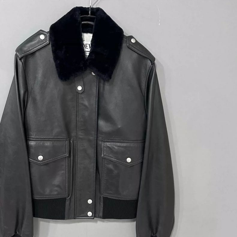 Loewe loewe Leather jacket 2505-Nextarrow Size XS / US 0-2 / IT 36-38 - 2 Thumbnail