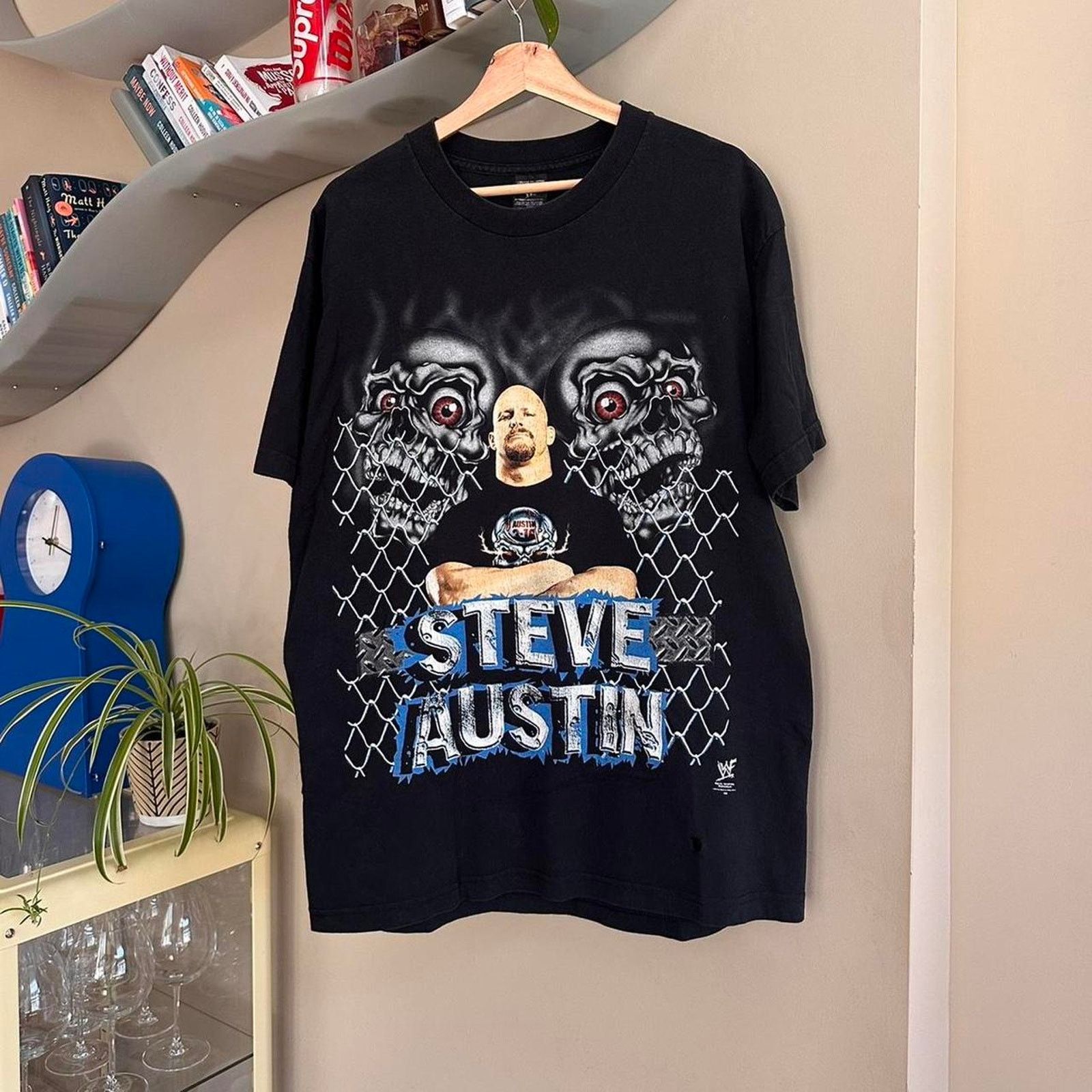 WCW/nWo × WWF Vintage Stone Cold Steve Austin WWF shirt Size US L / EU 52-54 / 3 - 1 Thumbnail