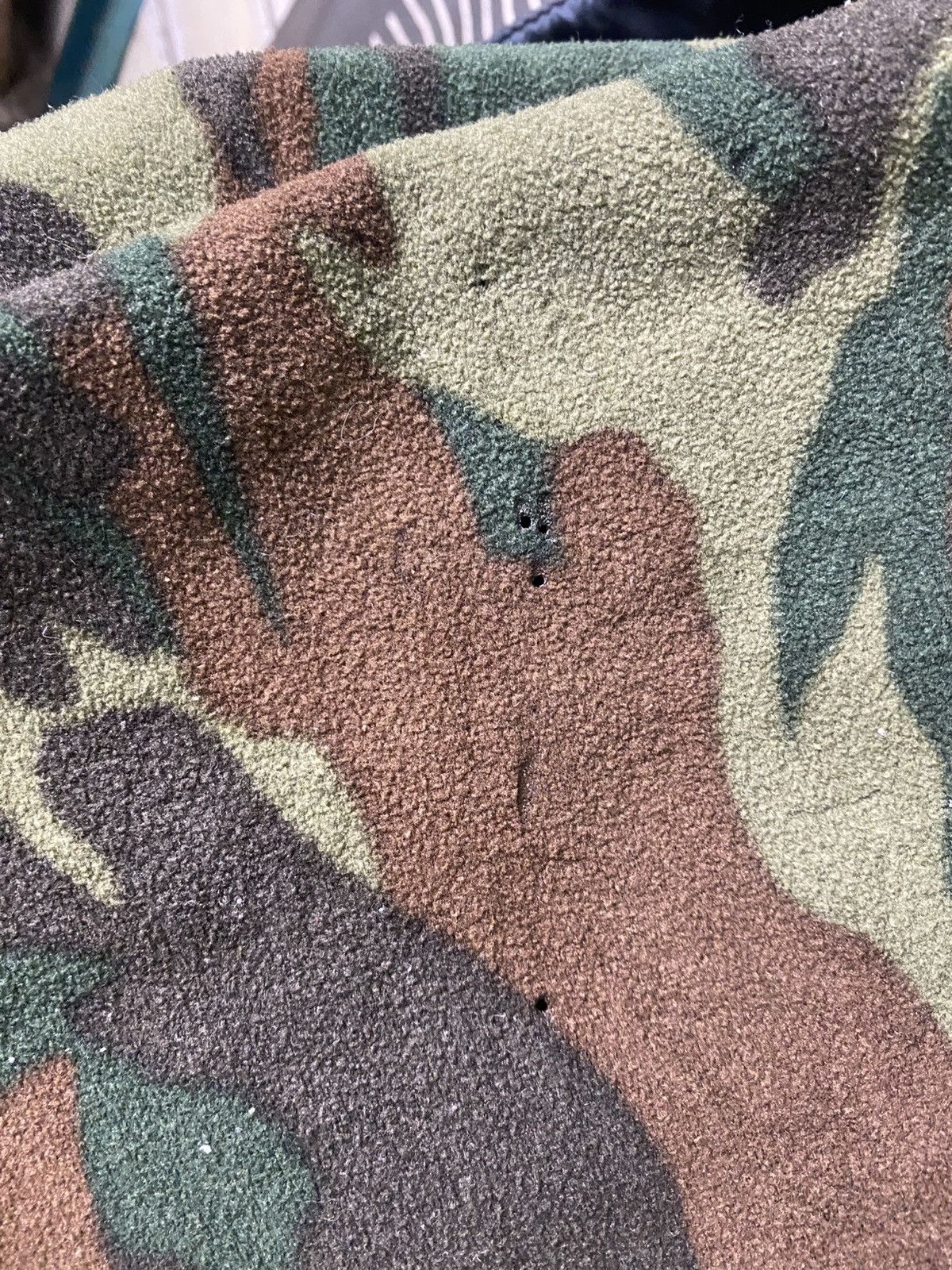 Stussy Vintage 90s Stüssy Sport fleece jacket camouflage pattern Size US XL / EU 56 / 4 - 14 Thumbnail