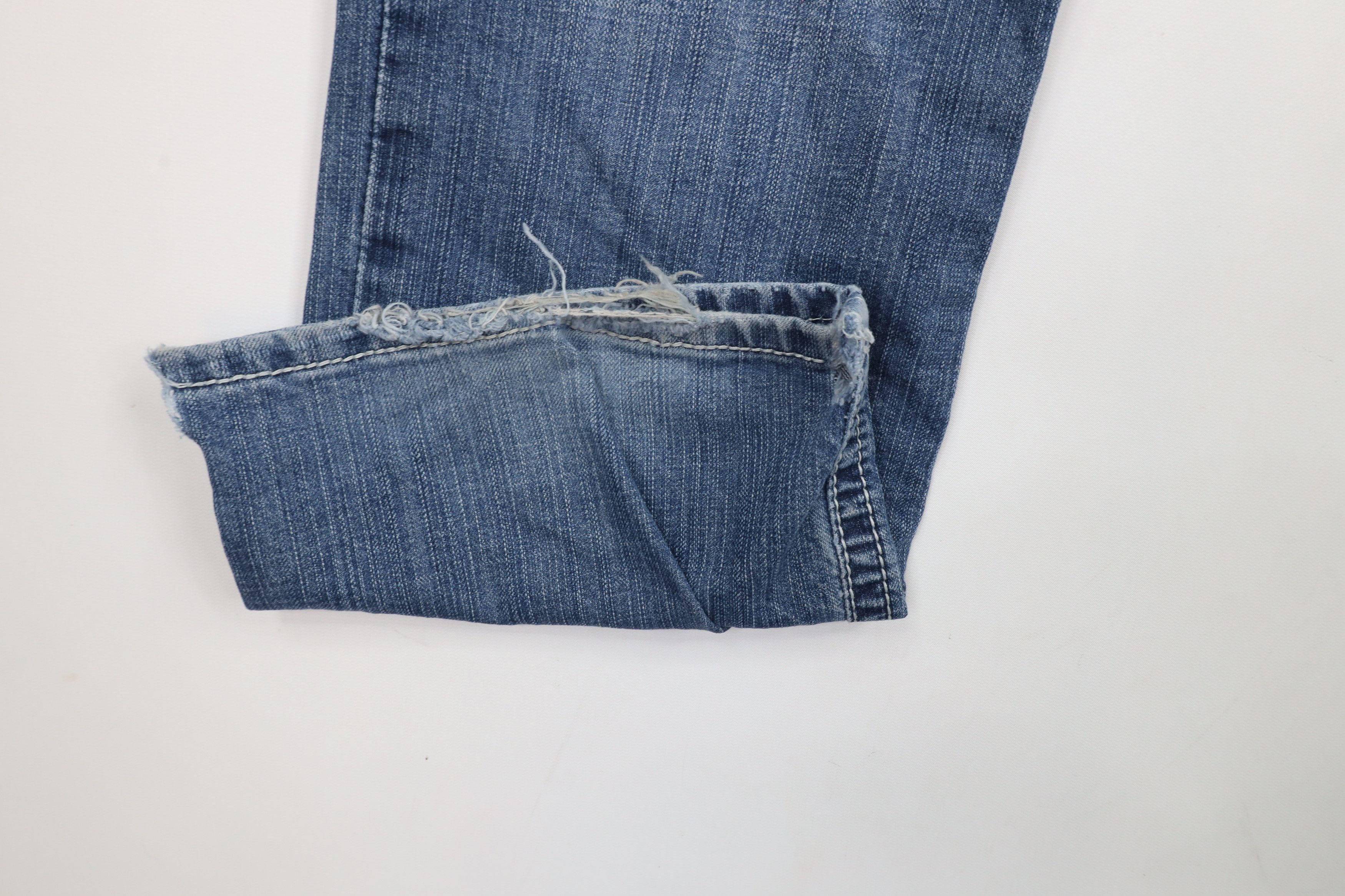 Vintage Buckle BKE Thick Stitch Jake Straight Leg Denim Jeans Blue Size US 36 / EU 52 - 6 Thumbnail