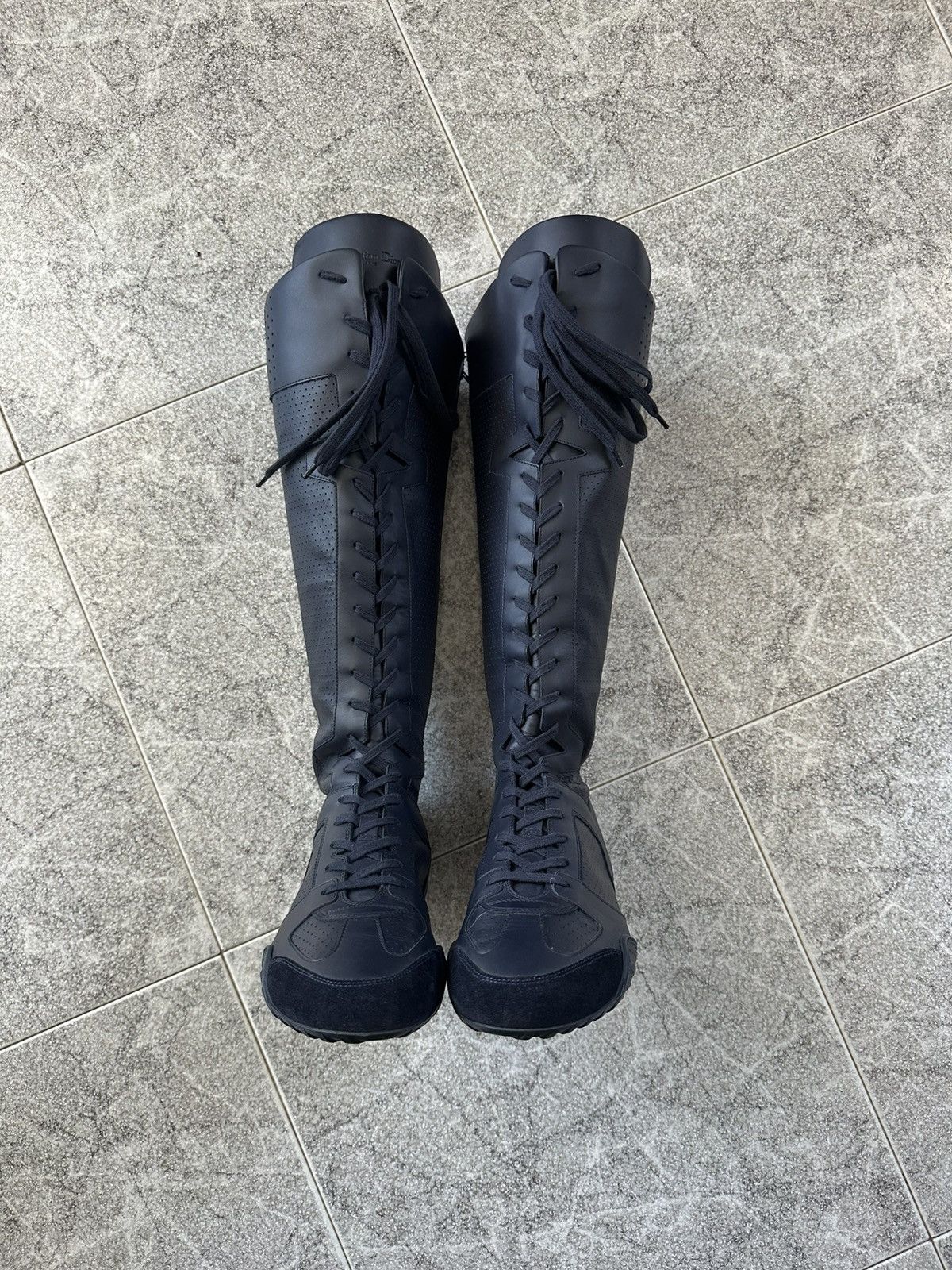 Dior SS 2017 Christian Dior “J’Adior” D-Fence Leather Boots Size US 11 / IT 41 - 3 Thumbnail