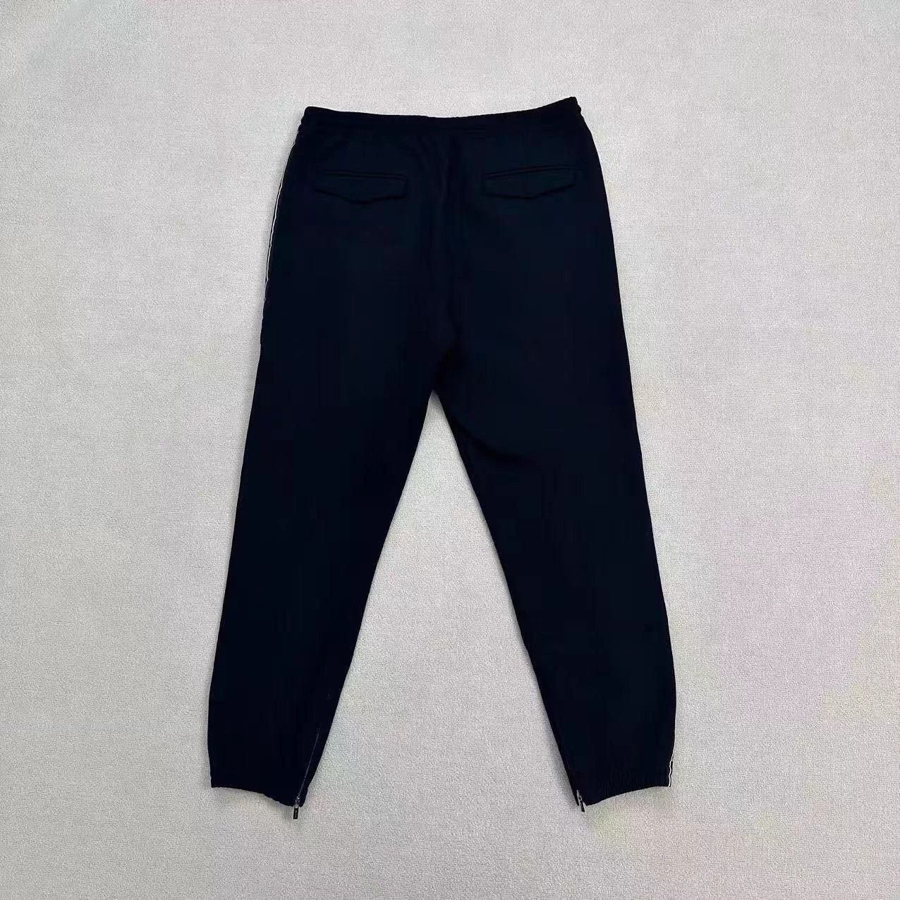 Dior Dior webbing logo cuffed pants 50 like new Size 38" / US 16 / IT 52 - 2 Thumbnail