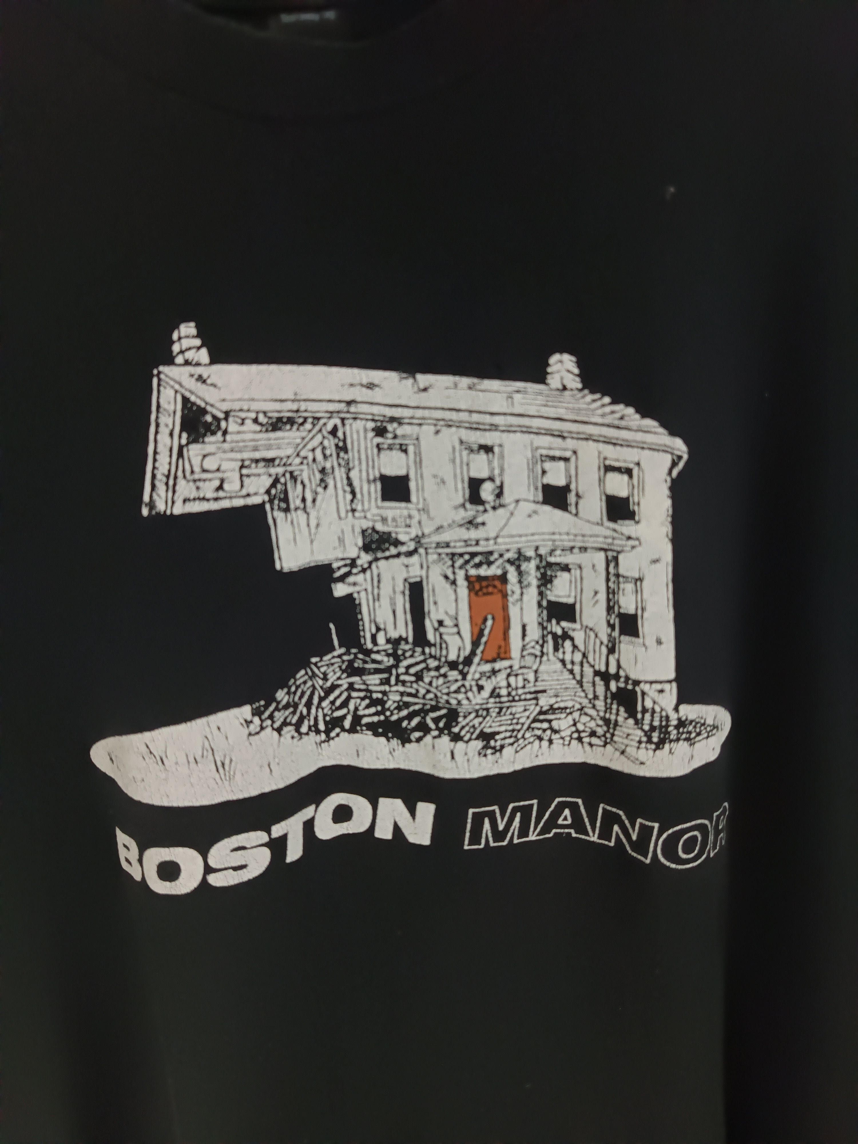 Band Tees VINTAGE Y2K FADED BOSTON MANOR (nothing seaway trophy eyes) Size US M / EU 48-50 / 2 - 11 Thumbnail