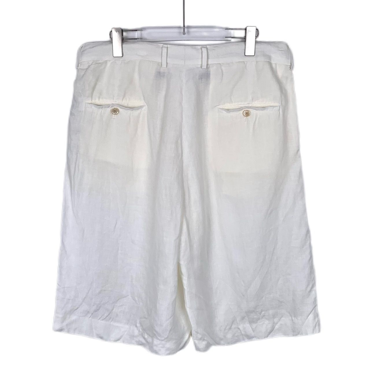 Fendi Fendi Logo Linen Shorts, Size 52 (L) Size US 36 / EU 52 - 2 Thumbnail