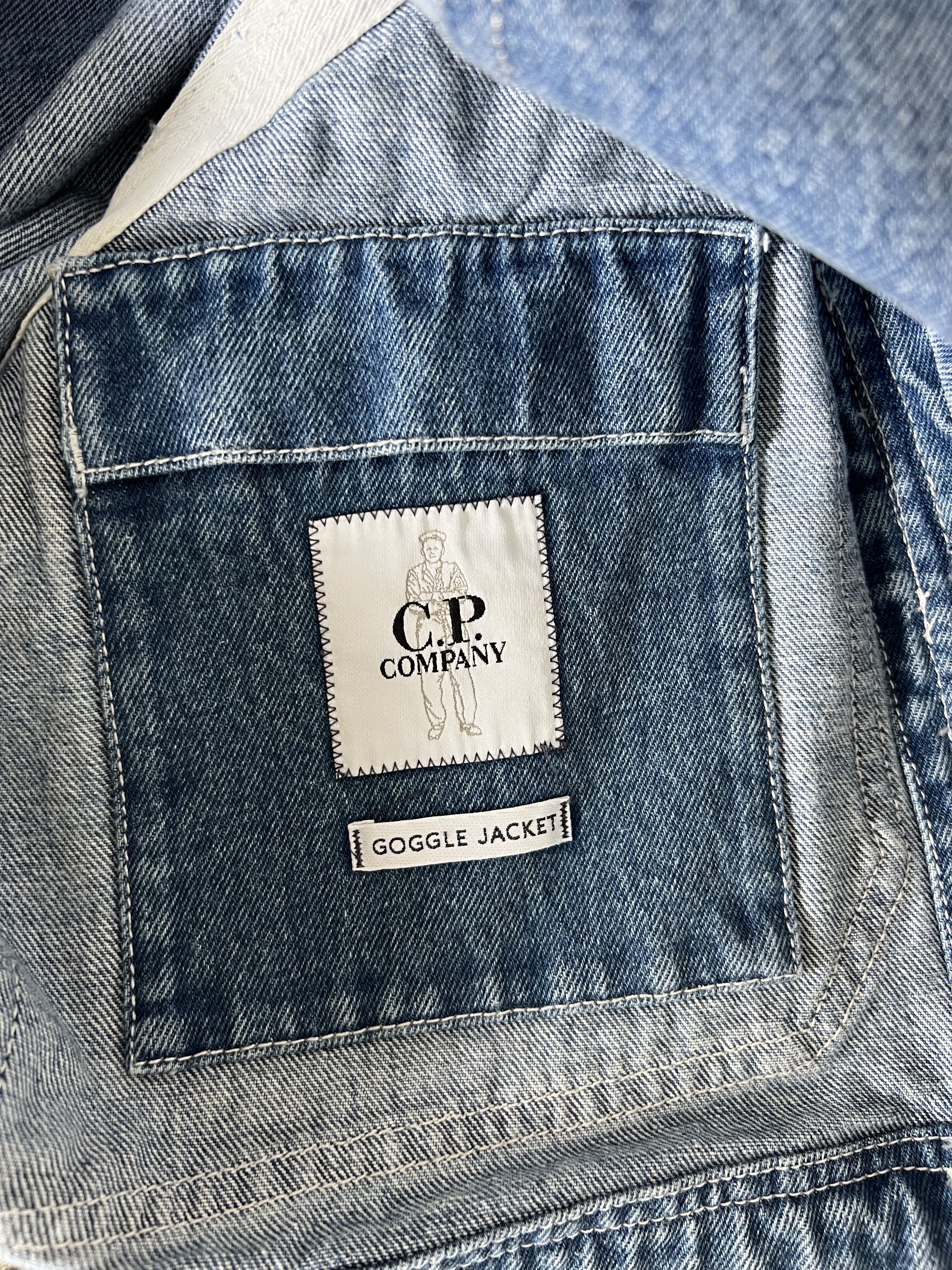 C.P. Company × Palace C.P. Company Palace Denim Goggle Jacket in Blue Size US S / EU 44-46 / 1 - 10 Thumbnail