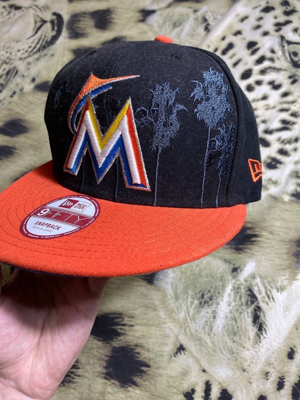 New Era × Vintage New Era Miami Marlins hat cap Size ONE SIZE - 3 Thumbnail