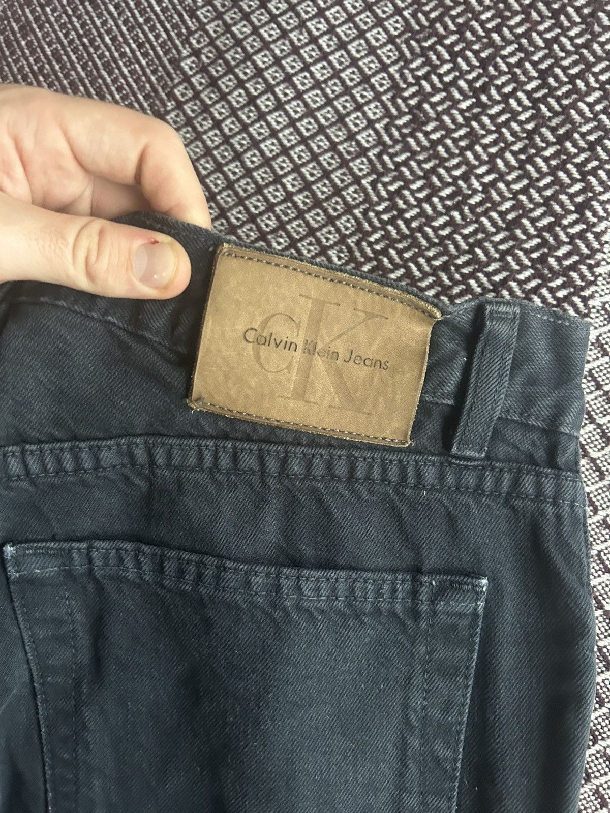 Calvin Klein Vintage Calvin Klein Denim Jeans Washed USA Thrashed Size 33 Size US 33 - 6 Thumbnail