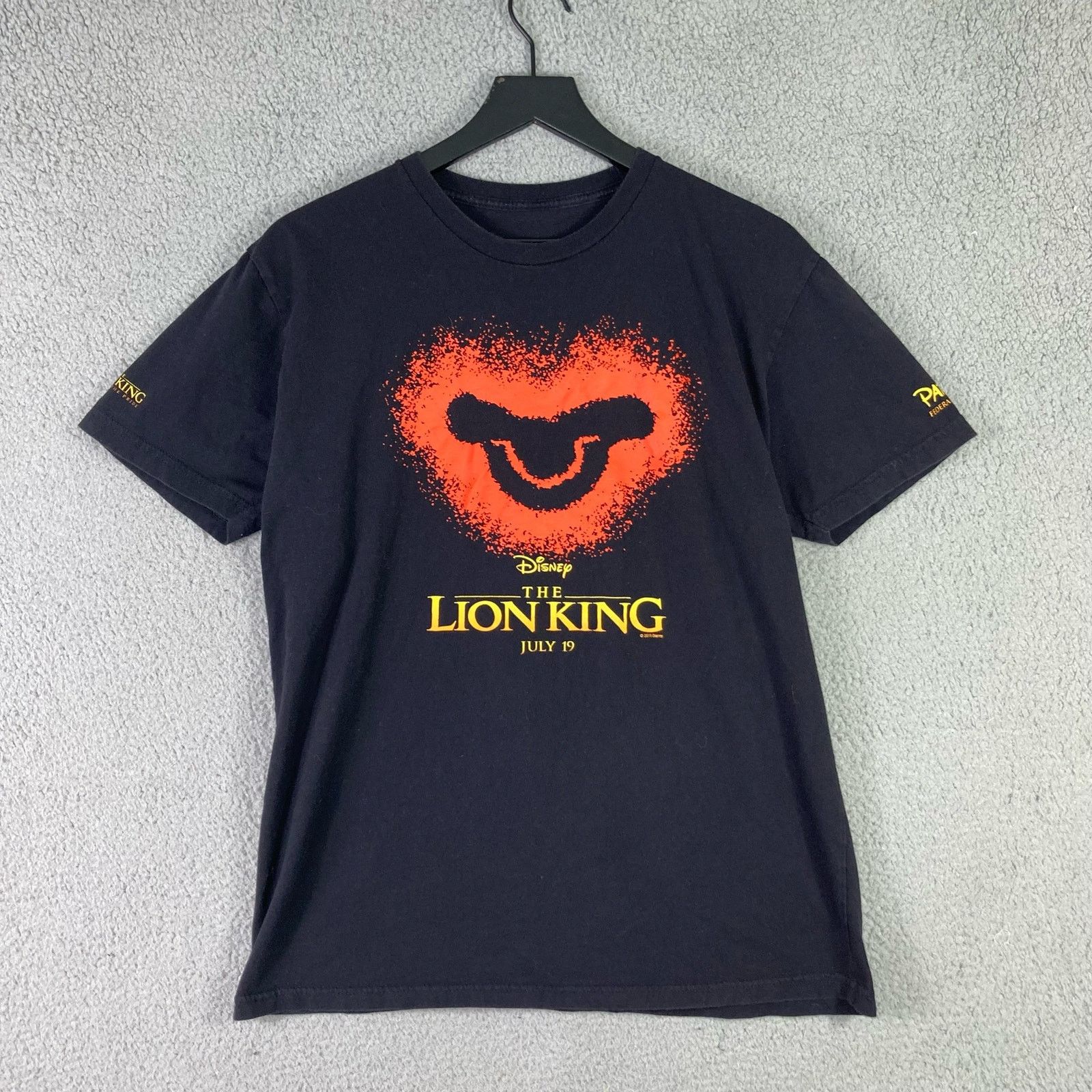 Disney Lion King 2019 Live Action T-Shirt Men's L Black Disney Size US L / EU 52-54 / 3 - 5 Thumbnail