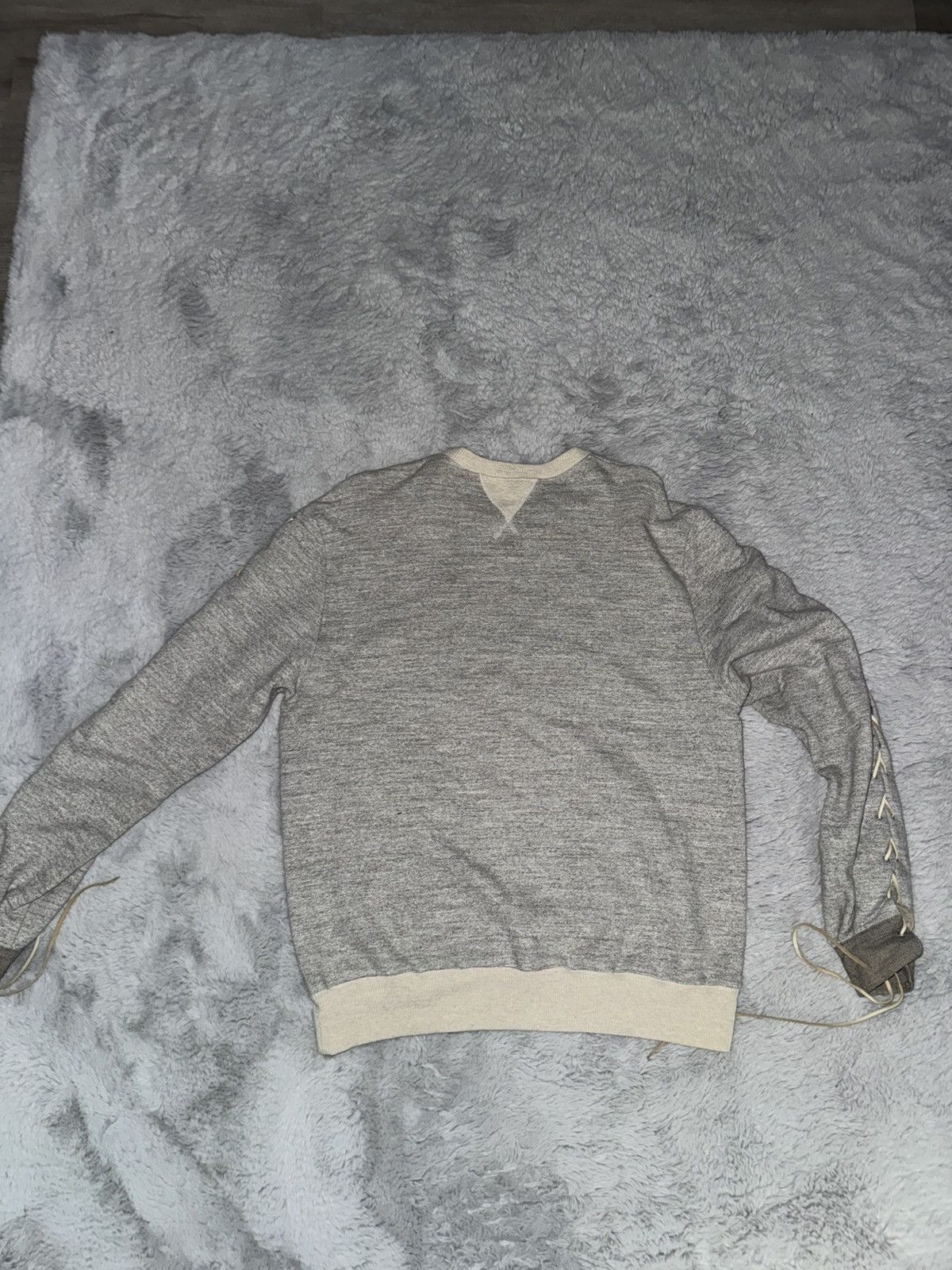 Kapital Kapital Lace sleeve crew neck sweatshirt Size US L / EU 52-54 / 3 - 4 Thumbnail