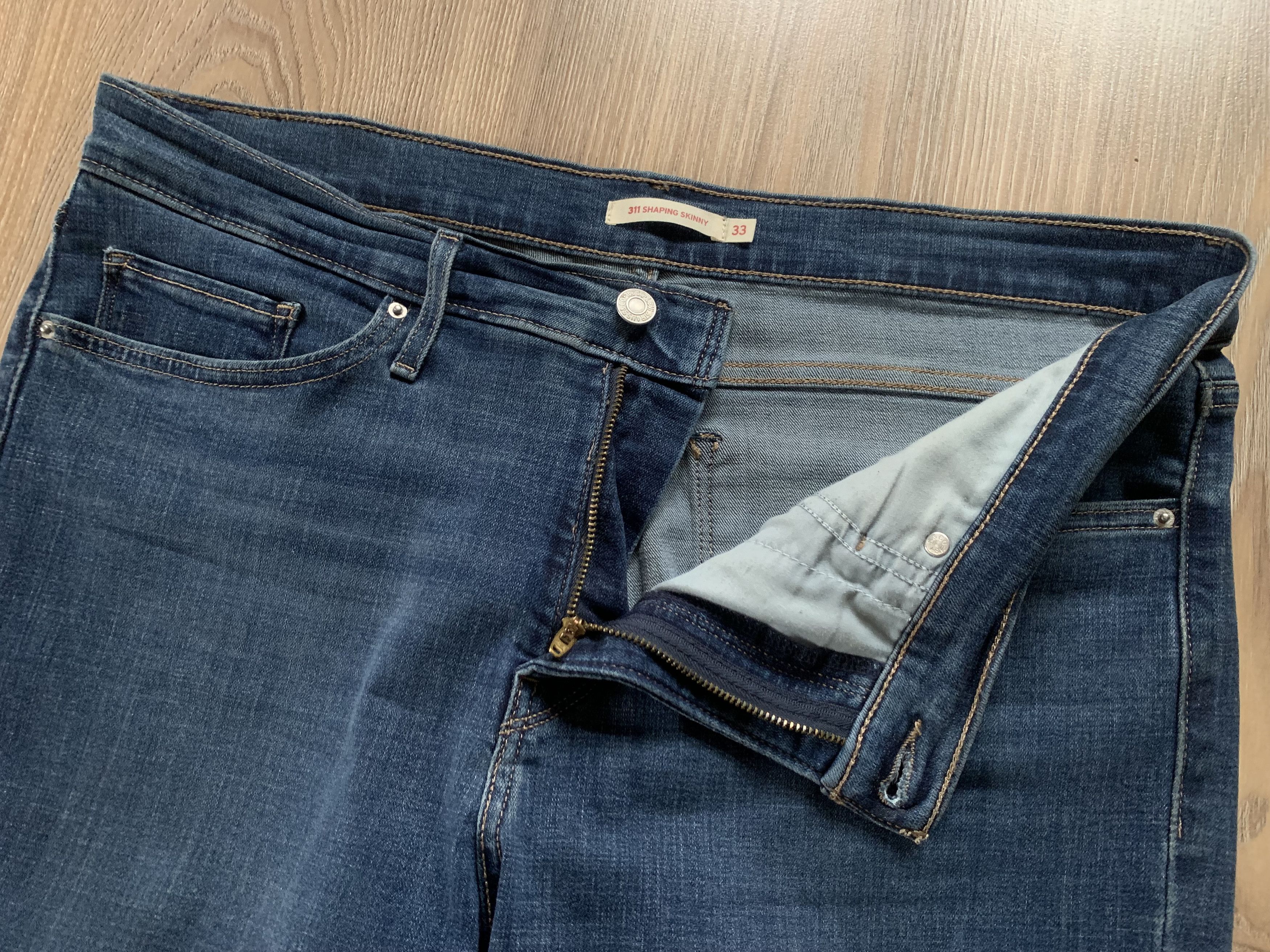 Levi's Levis 311 Blue Skinny Jeans Size 33" - 5 Thumbnail