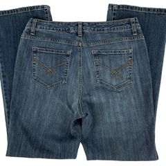 Sonoma Life + Style Bootcut Jeans Women's 10 Blue Mid Rise 5-Pocket Medium  Wash