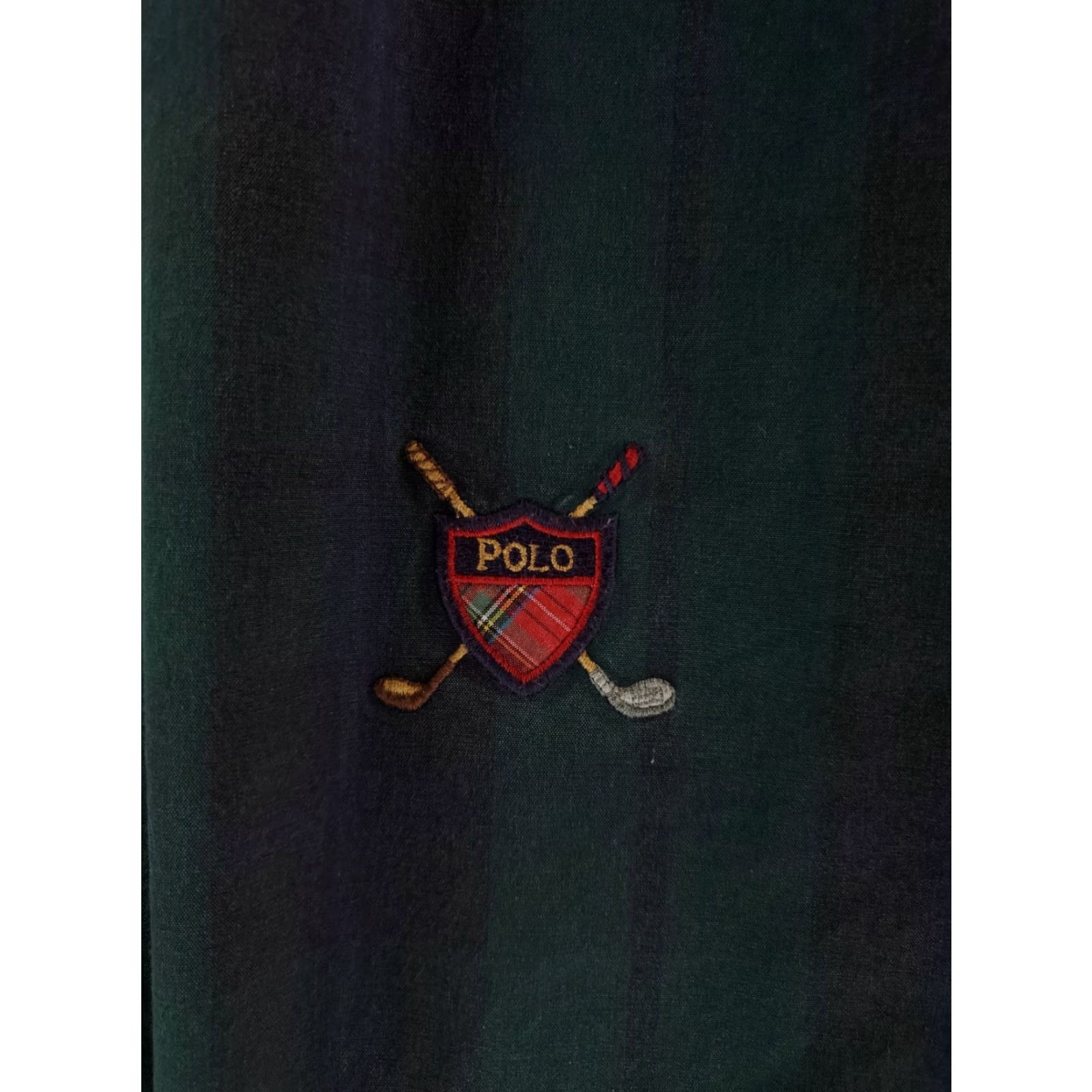 Polo Ralph Lauren Polo Ralph Lauren Jacket Pullover Golf Striped Crest Mens XL Blue Gray Green Size US XL / EU 56 / 4 - 2 Thumbnail
