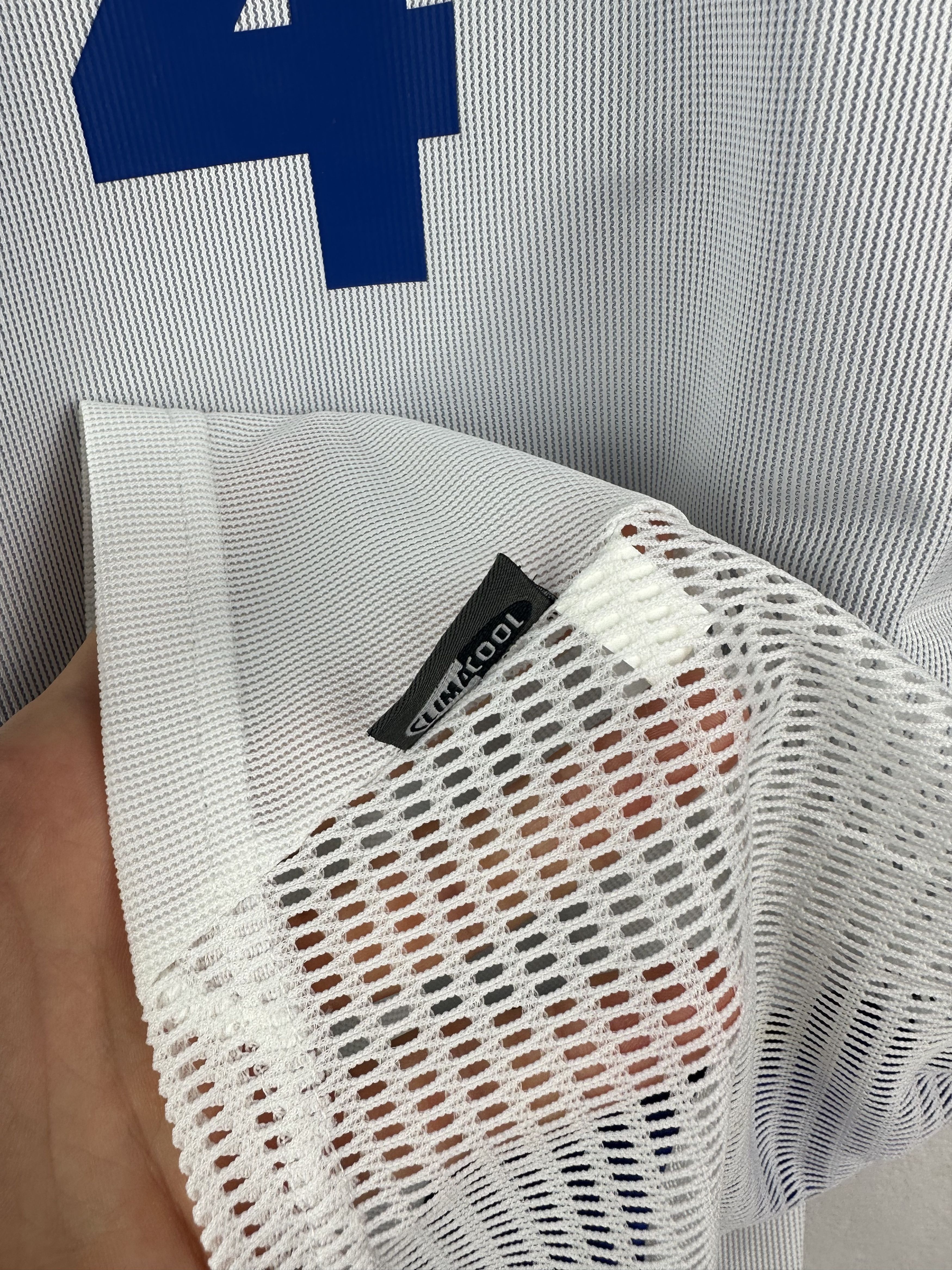 Adidas Finland football shirt 2003 Match Worn Hyypia Jersey Еуу Size US L / EU 52-54 / 3 - 8 Thumbnail