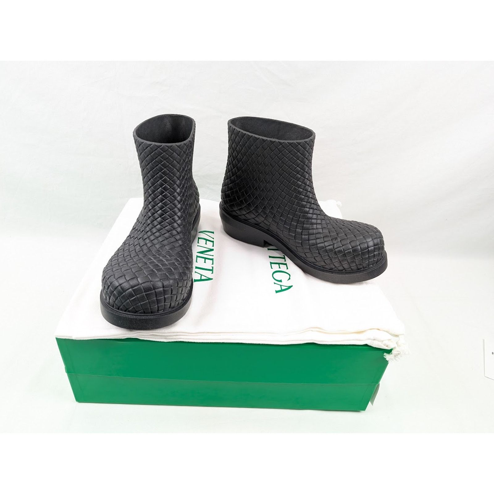 Bottega Veneta o1rshd1 Fireman Ankle Boots in Black Size US 7 / EU 40 - 17 Thumbnail