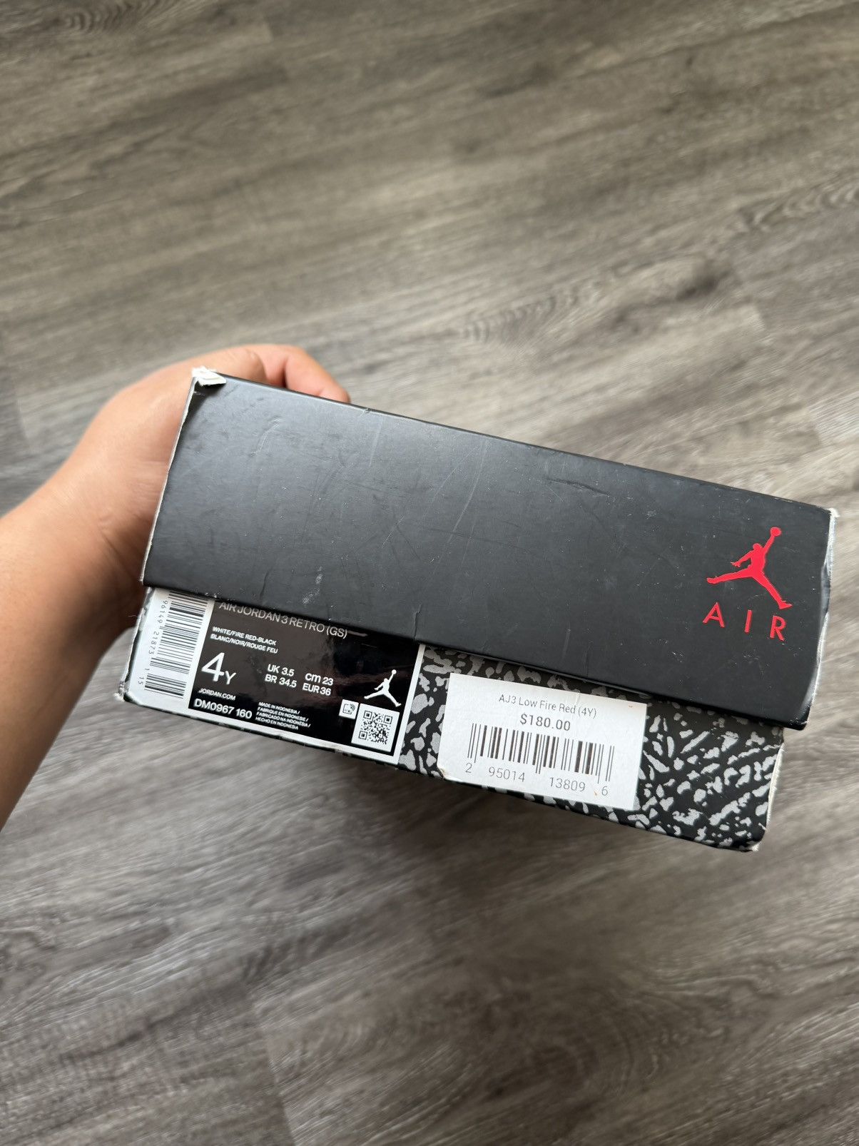 Jordan Brand Air Jordan 3 Fire Red Gs Sneakers Size 4Y or 5.5 Women Size US 5.5 / IT 35.5 - 10 Thumbnail