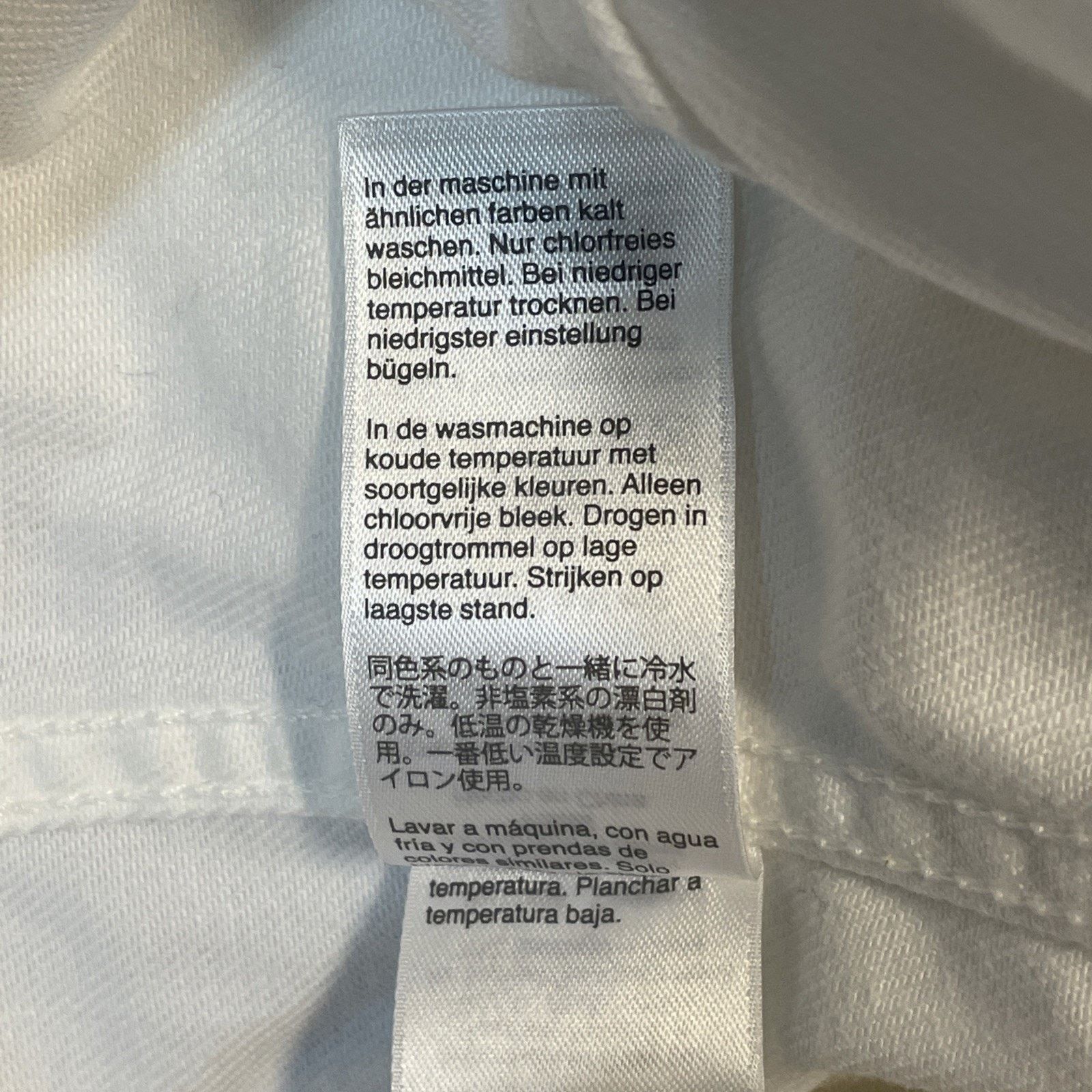 J.Crew J.CREW DENIM size S Jacket COTTON Long Sleeves WHITE Size S / US 4 / IT 40 - 20 Thumbnail