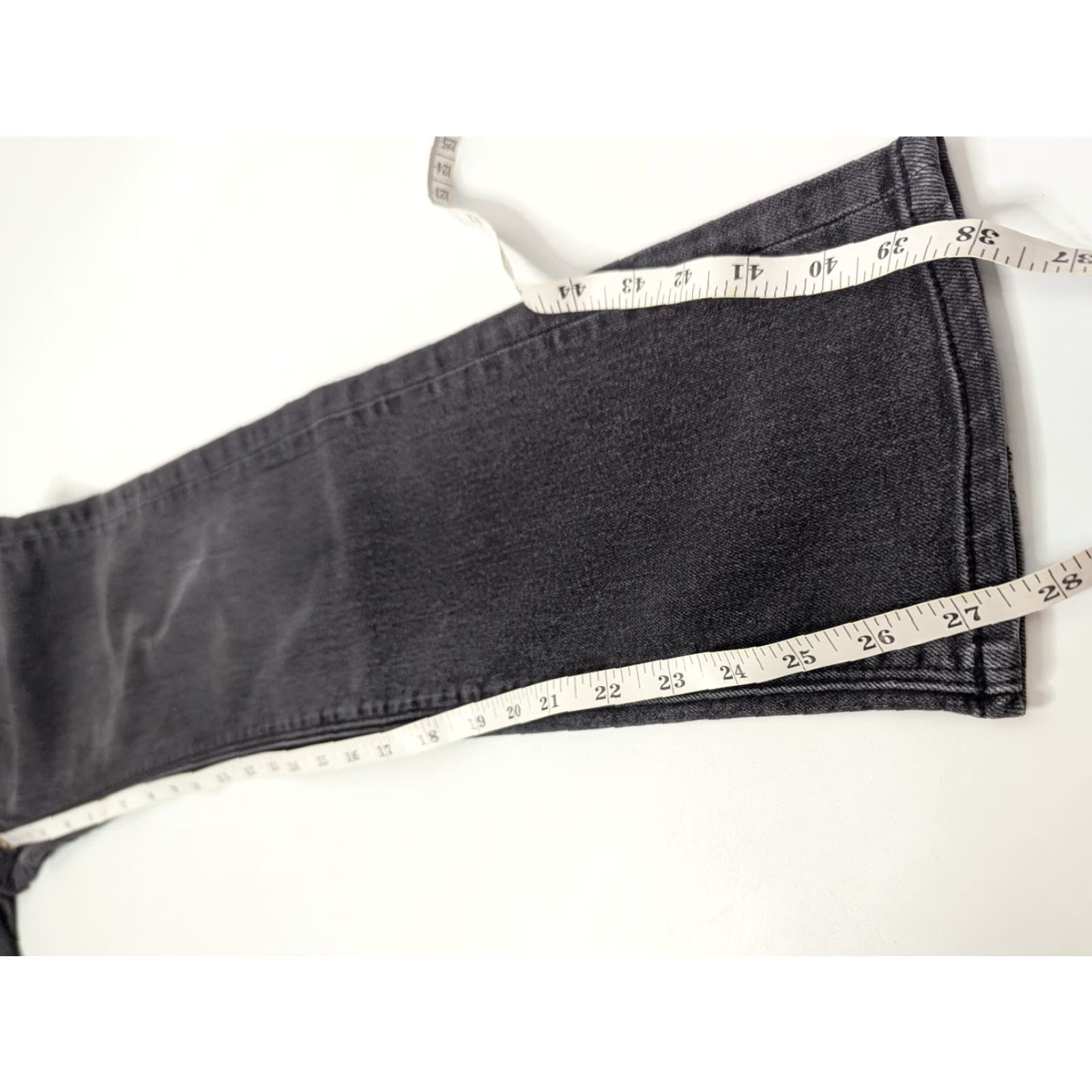 Volcom Volcom Vorta Slim Straight Jeans Womens Size 27 Stretch Black Denim Skater Size 27" / US 4 / IT 40 - 6 Thumbnail