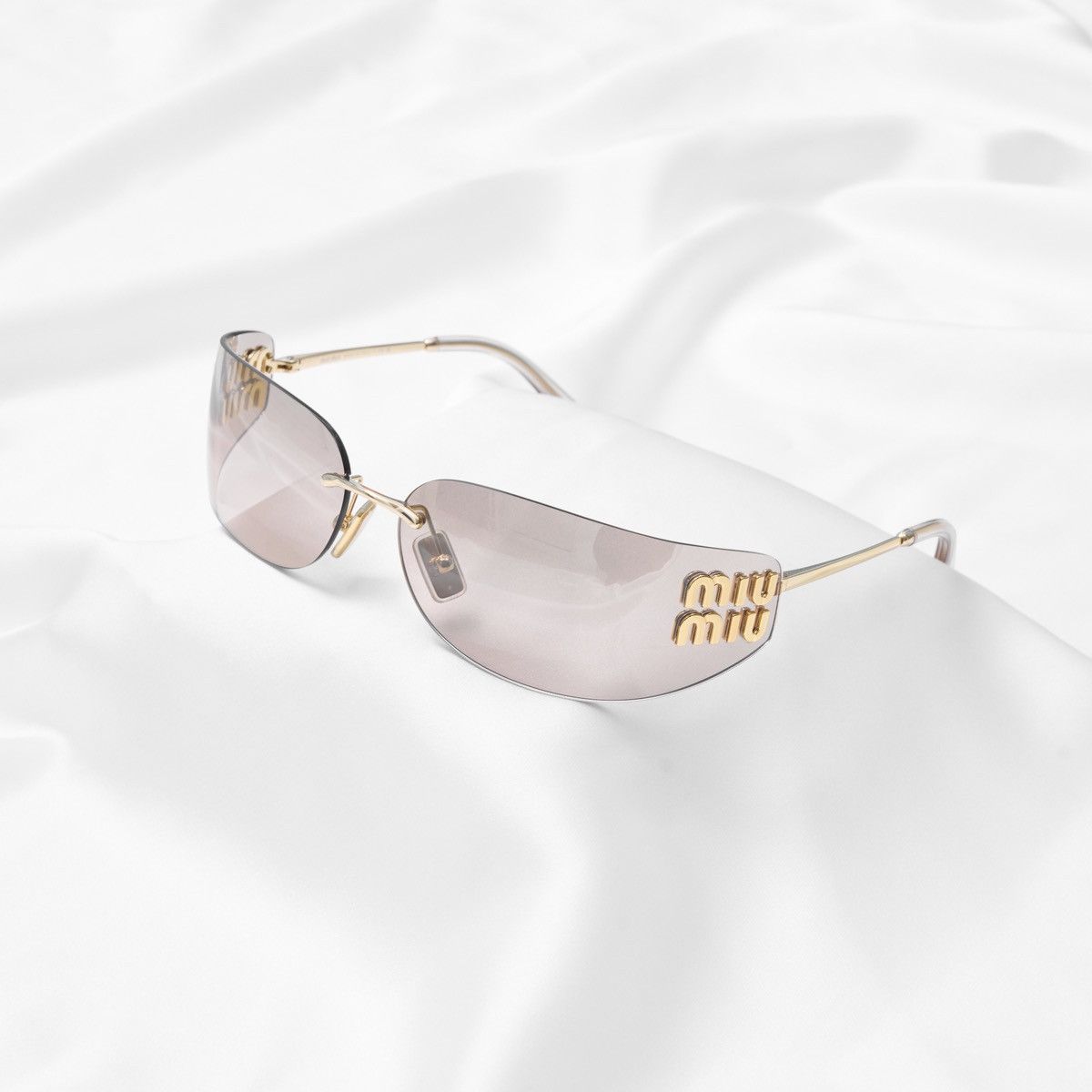 Miu Miu MIU MIU 0MU A51S 5AK20P SUNGLASSES Size ONE SIZE - 1 Thumbnail