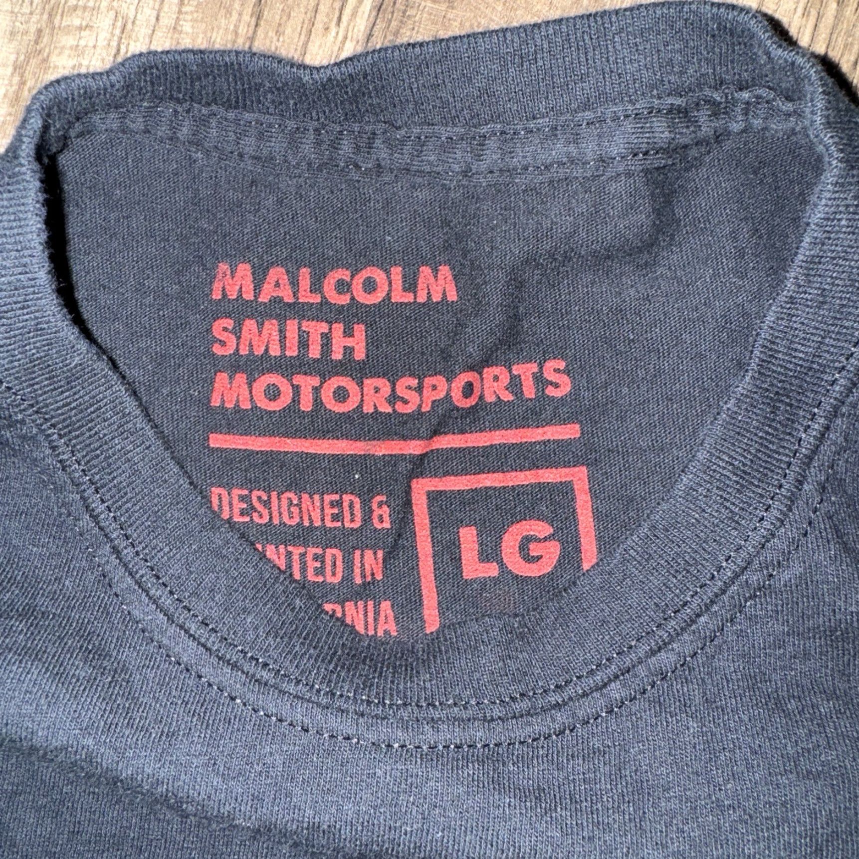 Vintage Malcom Smith Motorsports T-Shirt Black L Mens Size US L / EU 52-54 / 3 - 3 Thumbnail