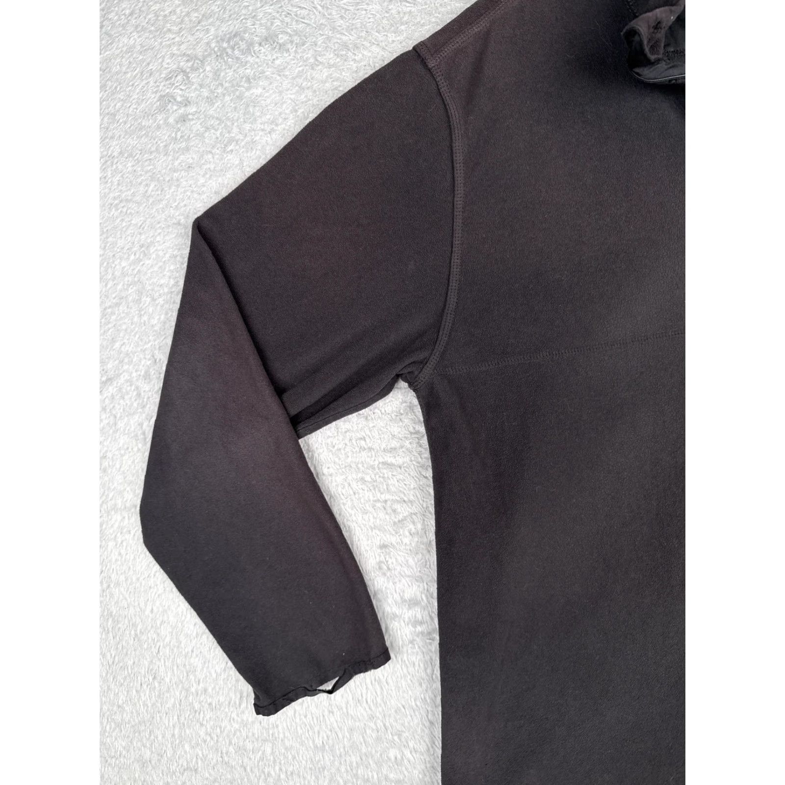 Timberland Timberland Mens XL Black Fleece Pullover Sweatshirt 1/4 Zip Pockets Outdoor Read Size US XL / EU 56 / 4 - 3 Thumbnail
