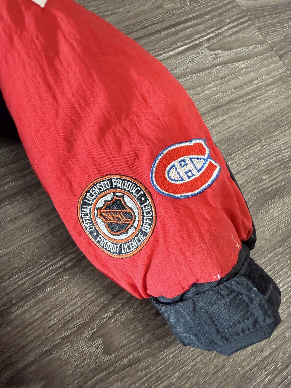 NHL Vintage 1990 NHL Montreal Canadiens Jacket Size US XL / EU 56 / 4 - 3 Thumbnail