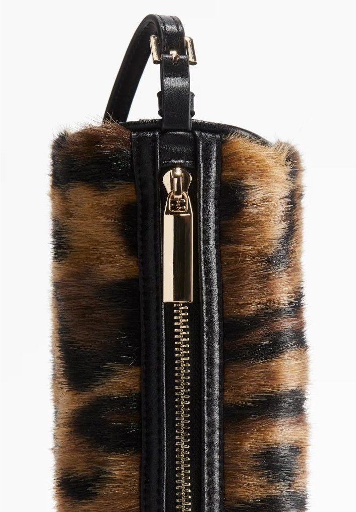 H&M × Hypebeast H&M Studded shoulder bag leopard prints Size ONE SIZE - 4 Thumbnail