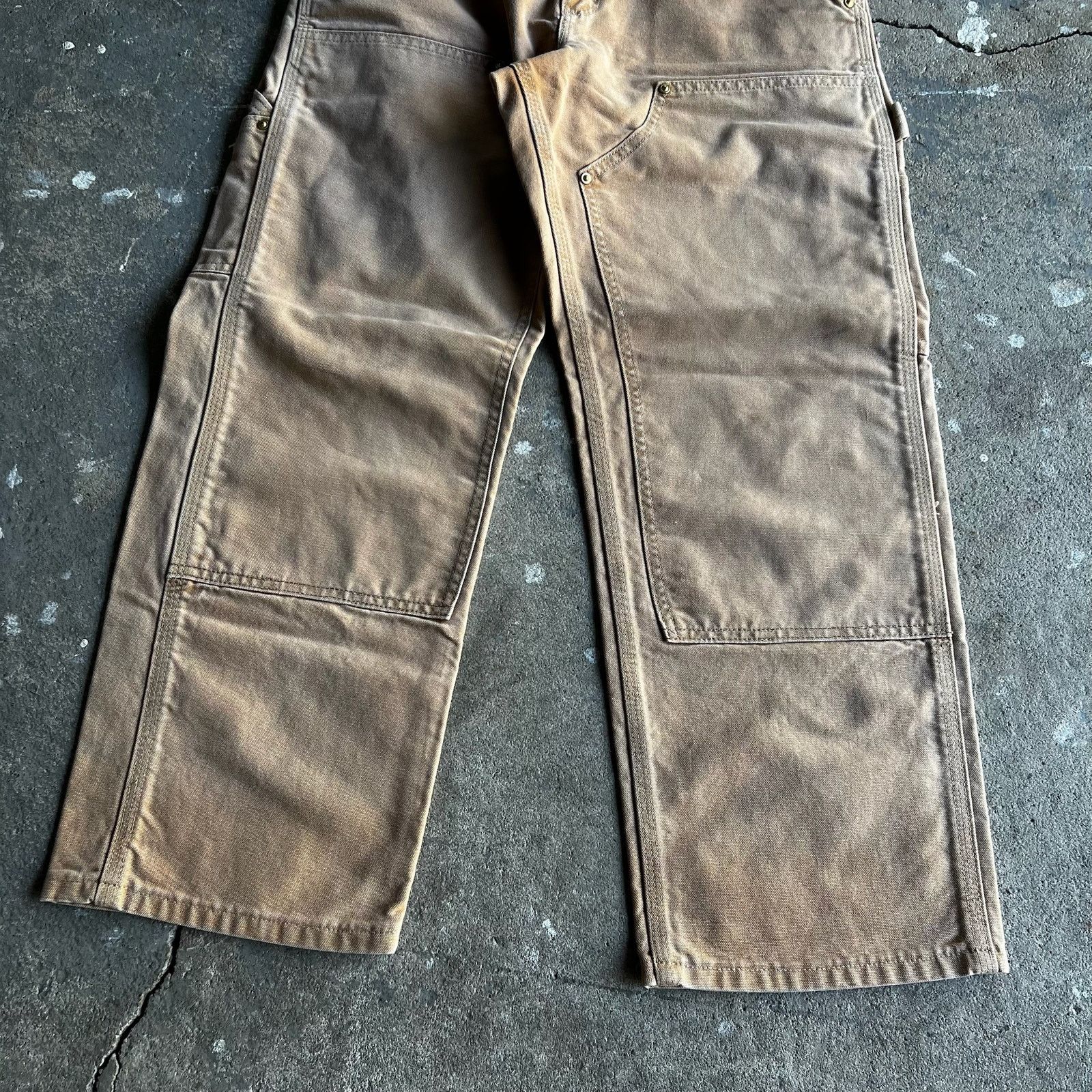 Carhartt × Vintage Carhartt brown double knee work wear carpenter pants Size US 30 / EU 46 - 2 Thumbnail