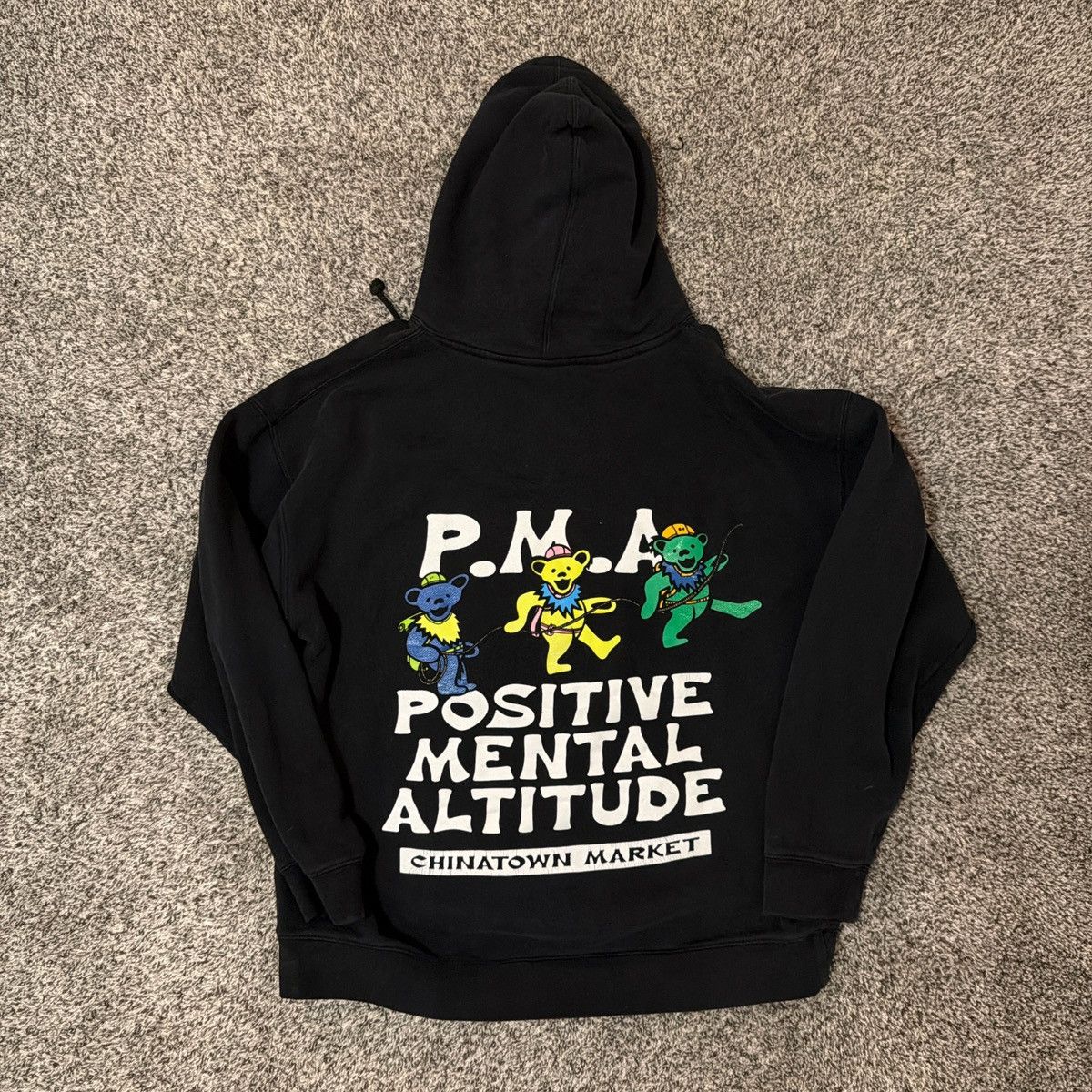 Grateful Dead × Market Chinatown Market Grateful Dead Black Hoodie XL Size US XL / EU 56 / 4 - 2 Thumbnail