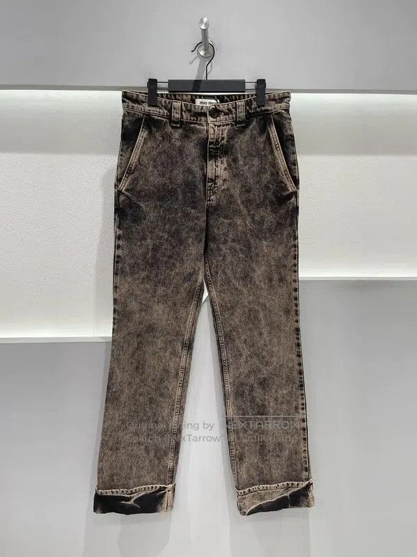Miu Miu Miu Miu Multicolor Logo Women's Jeans . Size 28" / US 6 / IT 42 - 1 Thumbnail