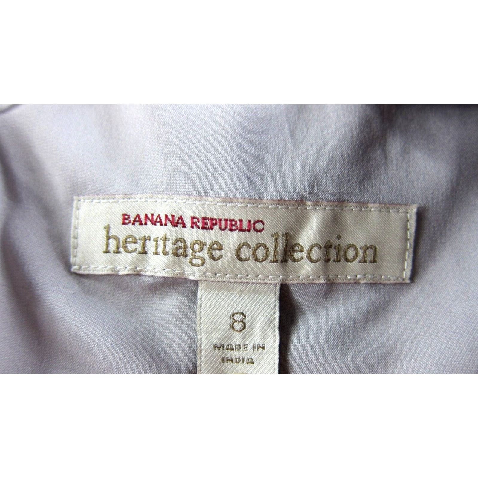 Banana Republic VINTAGE Banana Republic Heritage Collection Linen Paisley Patch Brown Pocket Sun Dress 8 Size M / US 6-8 / IT 42-44 - 3 Thumbnail