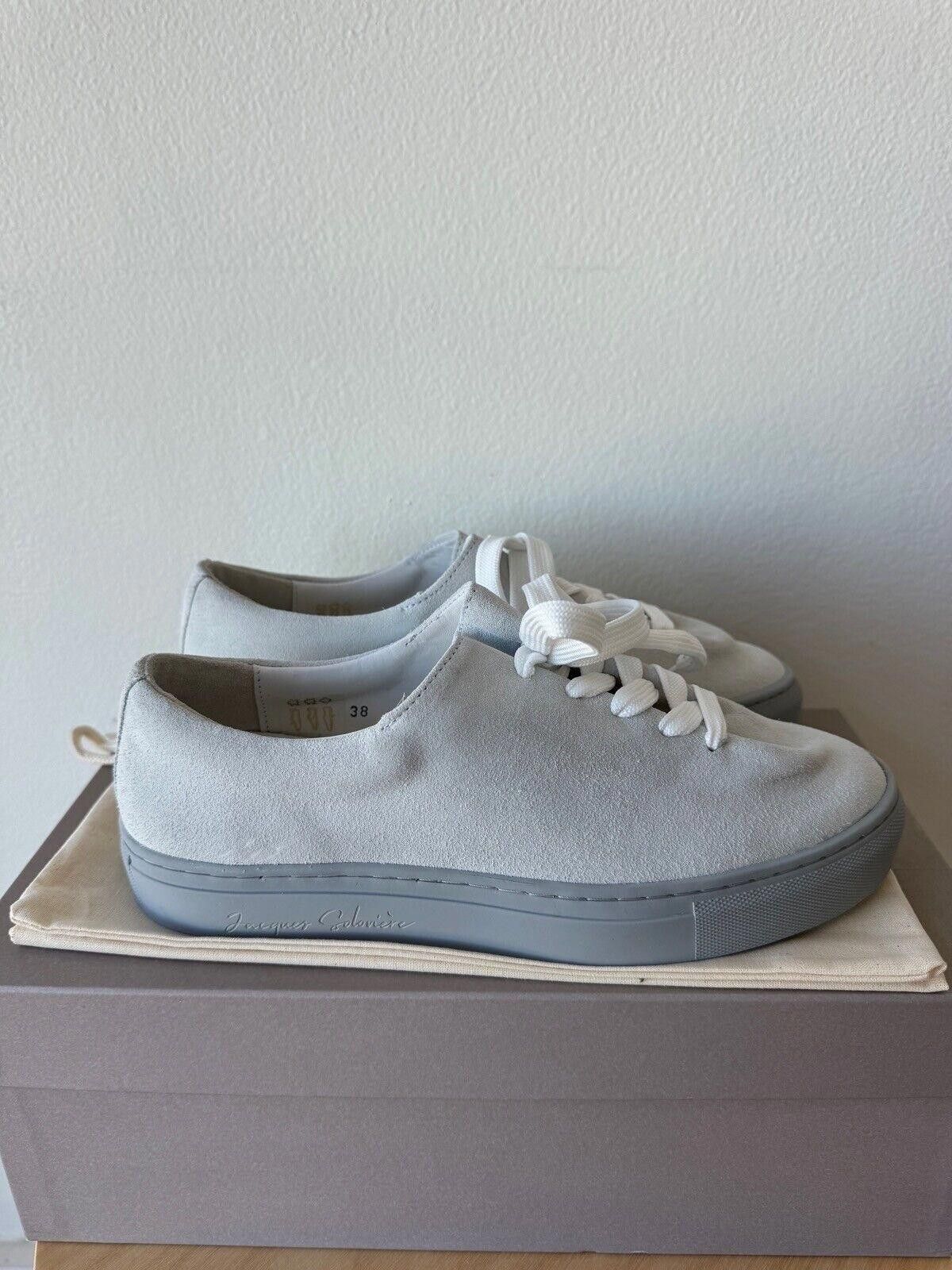 Jacques Soloviere mens jacques soloviere herve sneakers suede grey shoes 38 7 Size US 6 / EU 39 - 1 Thumbnail