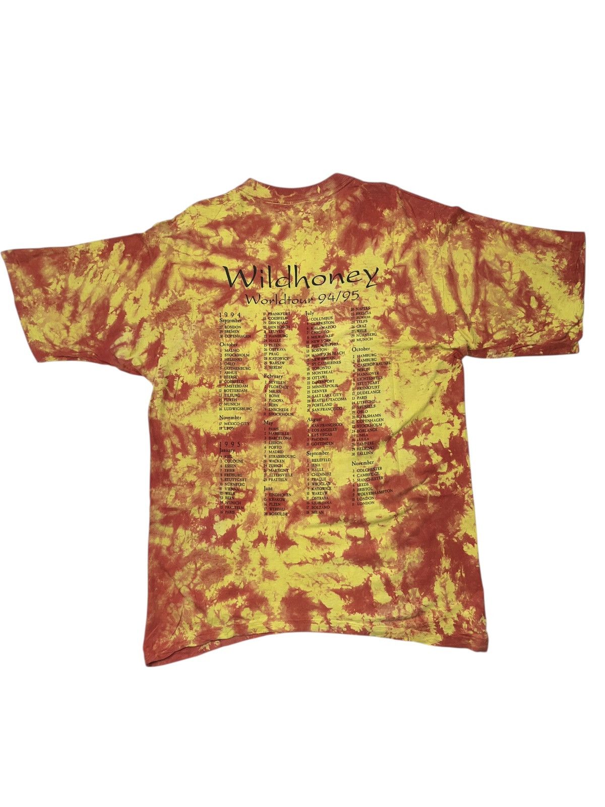 Band Tees Vintage Tiamat Wildhoney World Tour 1994/95 T-shirt Tie
