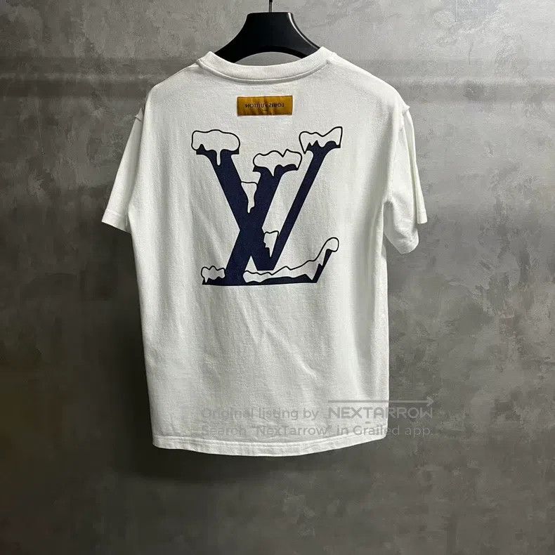 Louis Vuitton Louis Vuitton White Logo monogram printed short sleeve T-s Size US M / EU 48-50 / 2 - 5 Thumbnail