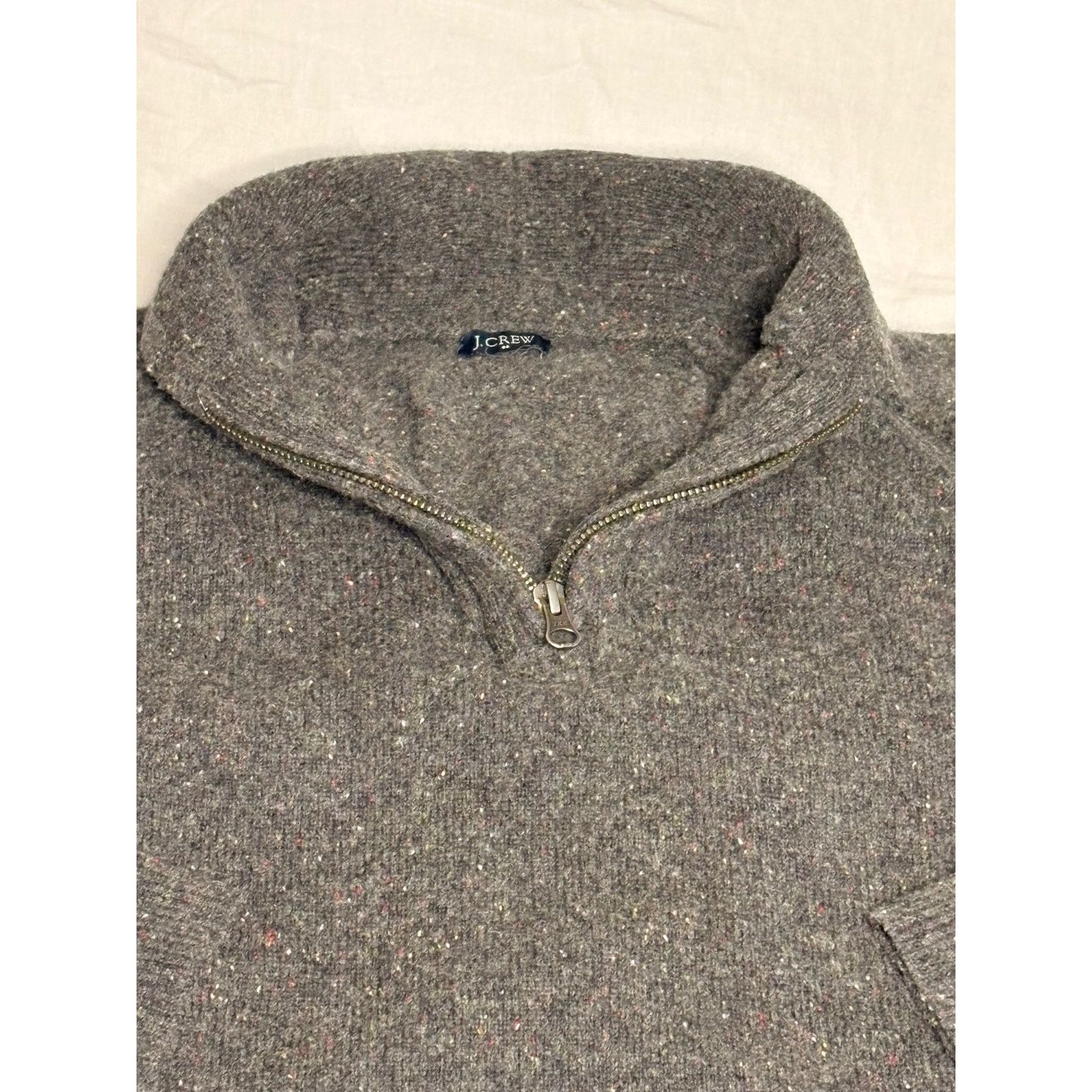 J.Crew J. Crew VTG Merino Pullover Wool Blend Dark Gray Sweater Size US S / EU 44-46 / 1 - 4 Thumbnail