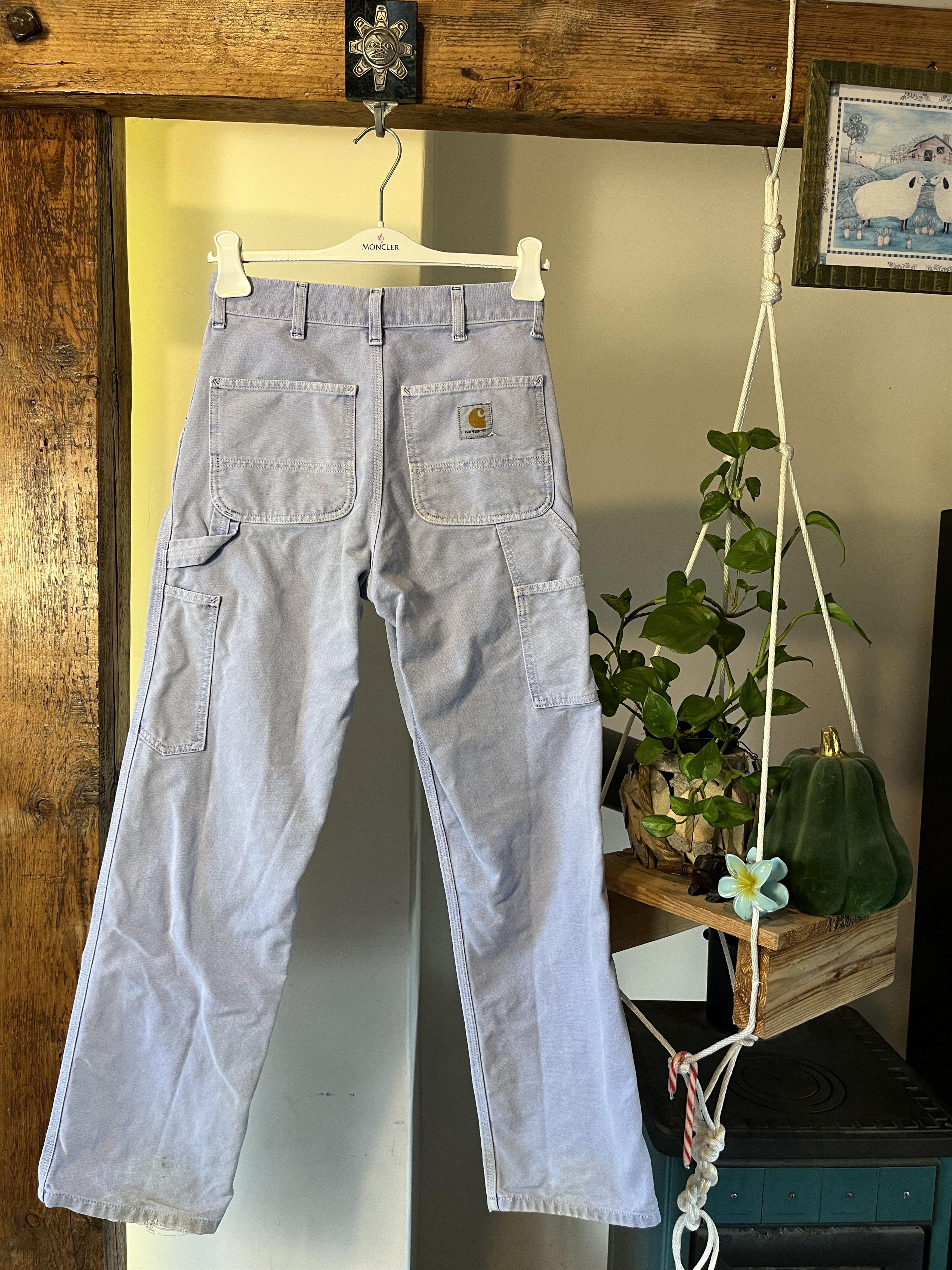 Carhartt Wip Carhartt WIP Single Knee Purple Lilac Workwear Pants Size US 26 / EU 42 - 1 Thumbnail
