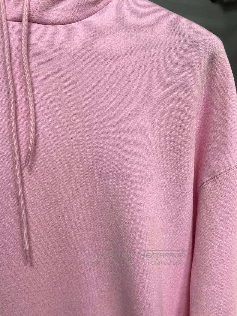 Balenciaga Balenciaga Pink Logo Hoodie. Size US XS / EU 42 / 0 - 3 Thumbnail