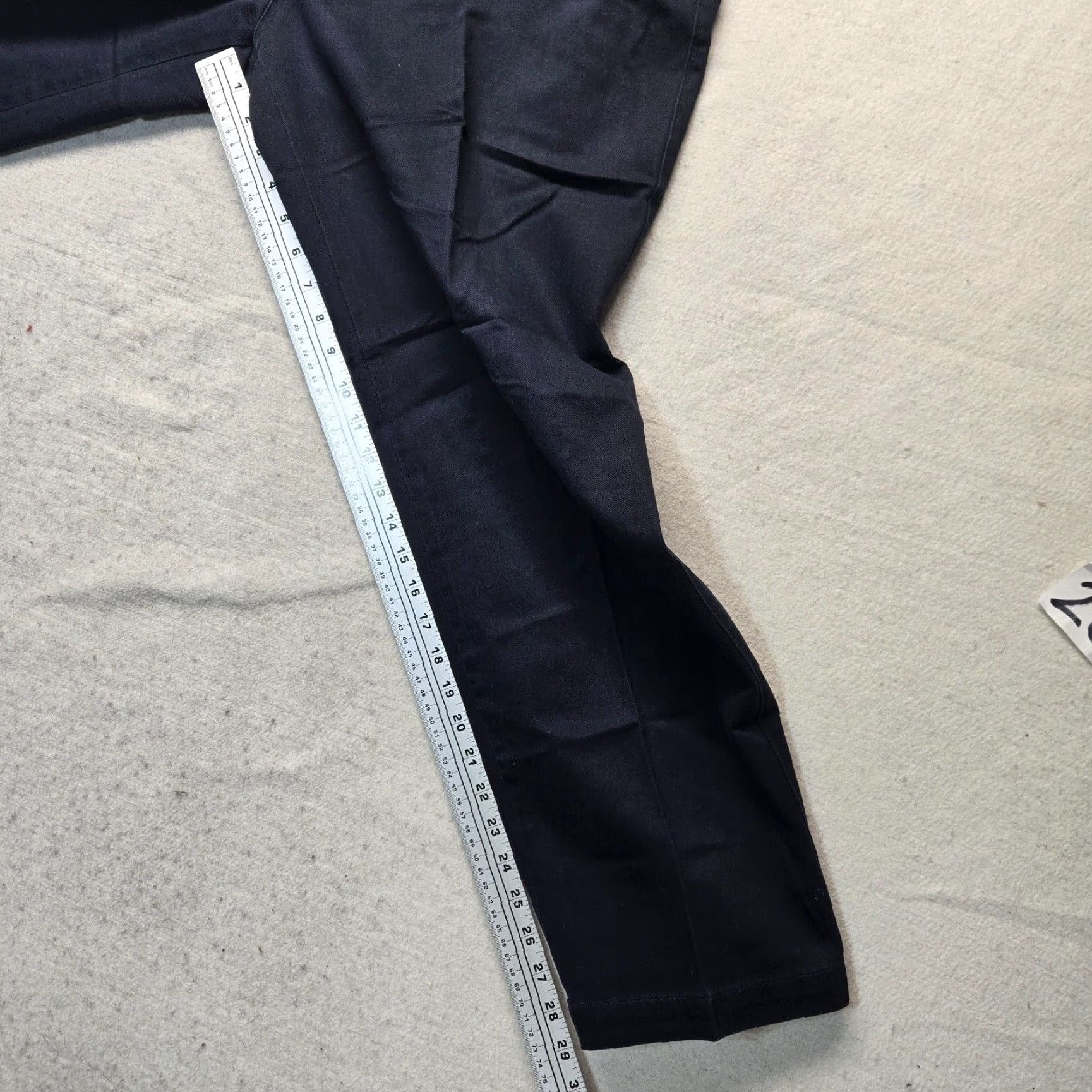 Savane Savane Pants Dress Pants Men 38x30 Navy Blue 100% Cotton Regular Winter Summer Spring Fall Pockets Zipper Front Flat Front Hook & Eye Men Size US 38 / EU 54 - 7 Thumbnail