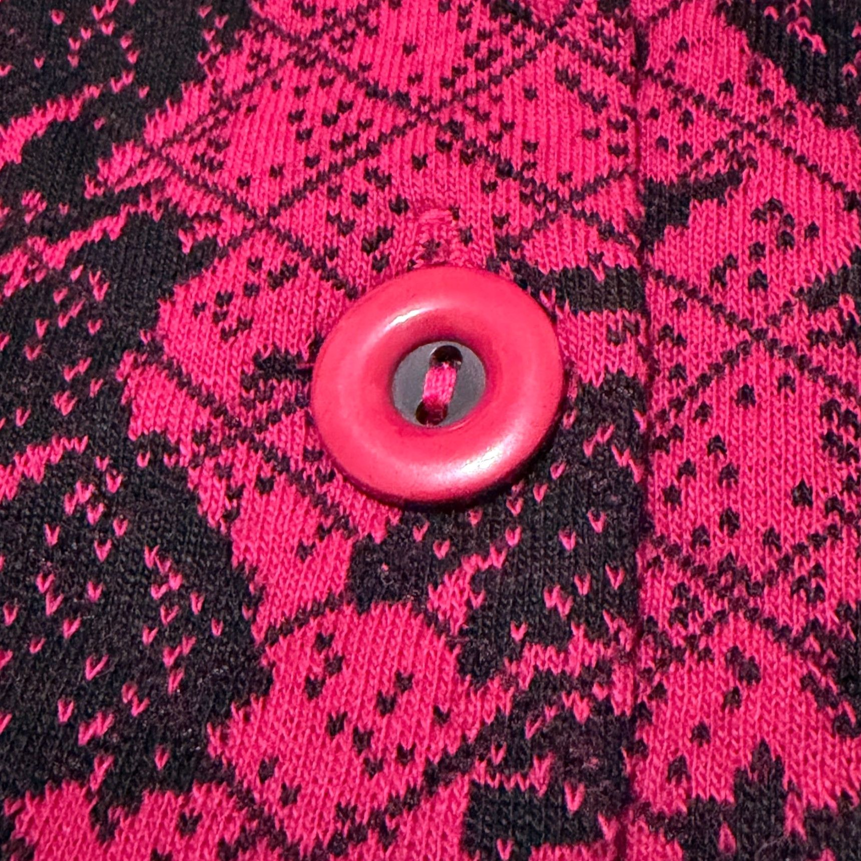 Pinko VTG Rebecca Stessens Cardigan Women Small Pink Sweater Button Front Made in USA Size S / US 4 / IT 40 - 5 Thumbnail