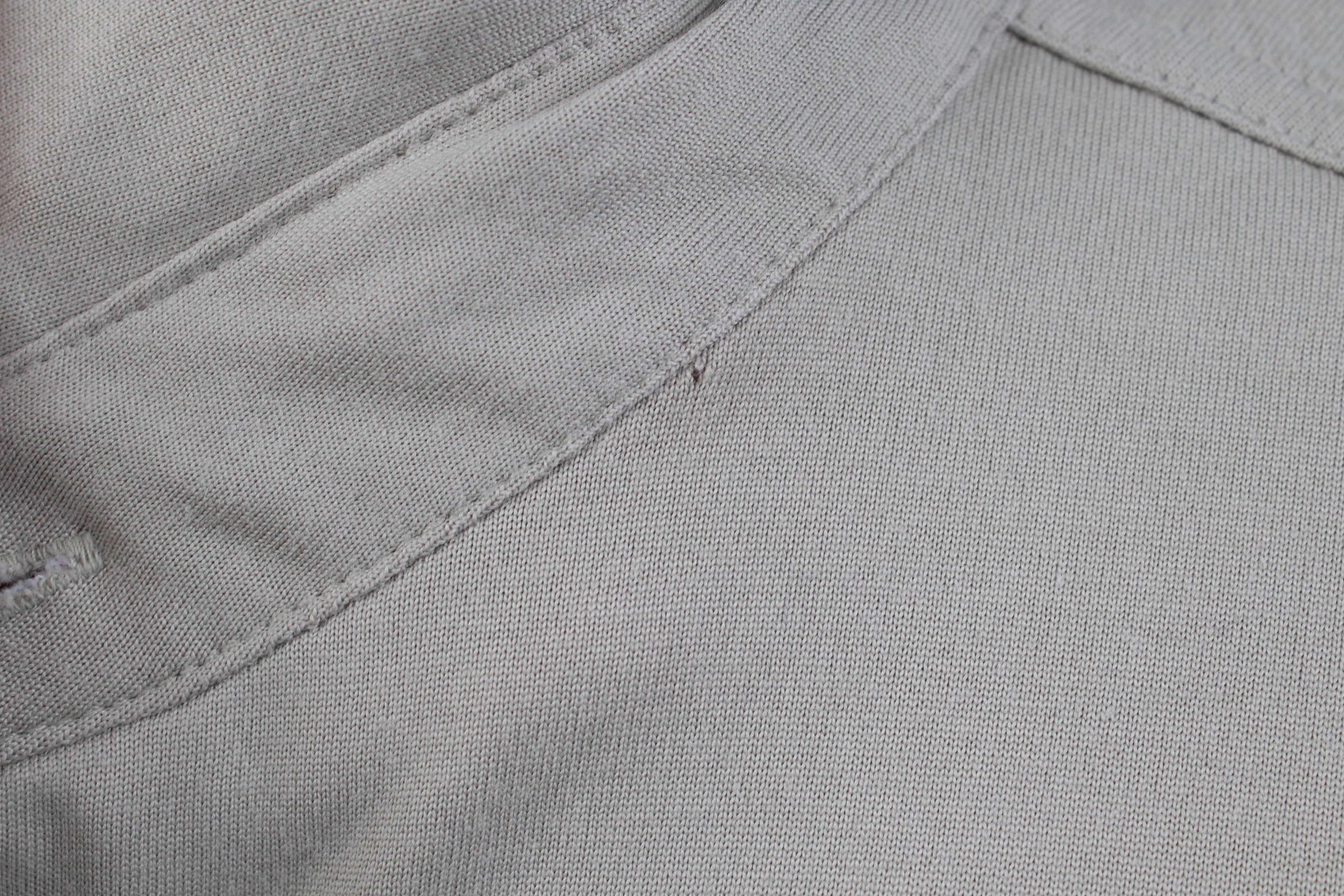 Vintage Vintage 90s Streetwear Knit Collared Golf Polo Shirt Tan Size US L / EU 52-54 / 3 - 5 Thumbnail