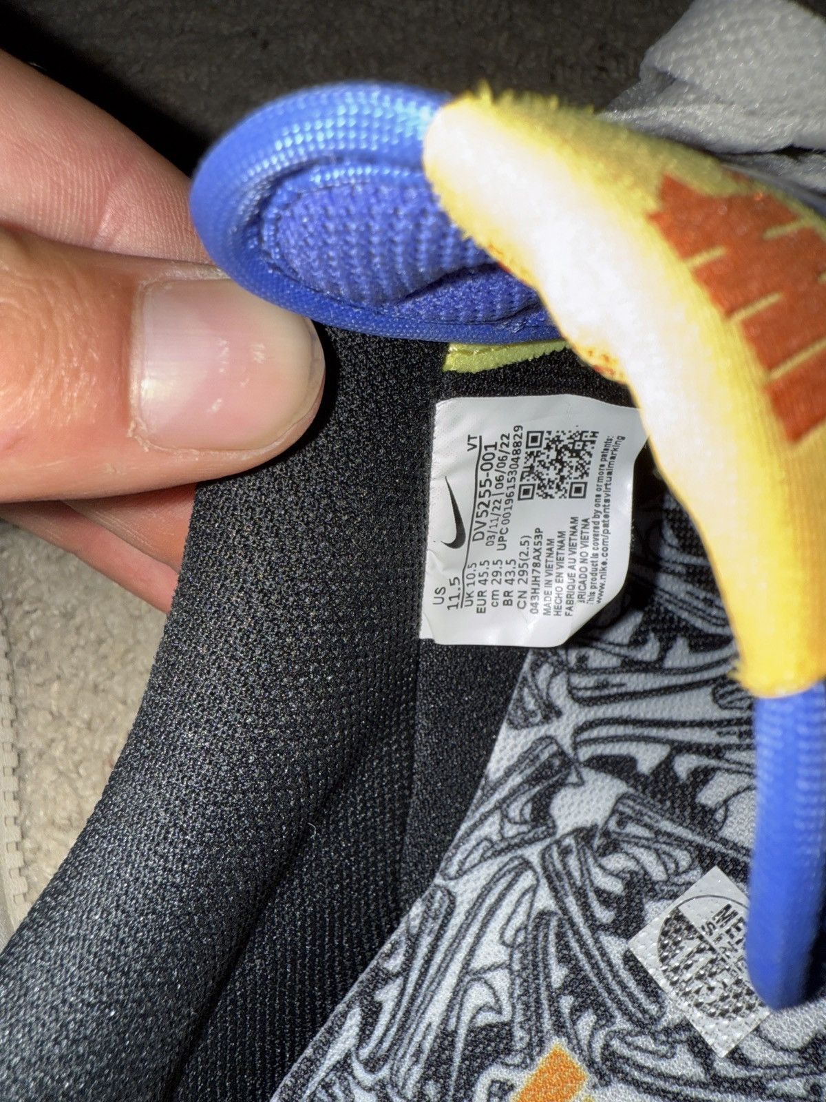 Nike × Undefeated Nike X Undefeated Air Force 1 Size US 11.5 / EU 44-45 - 4 Thumbnail