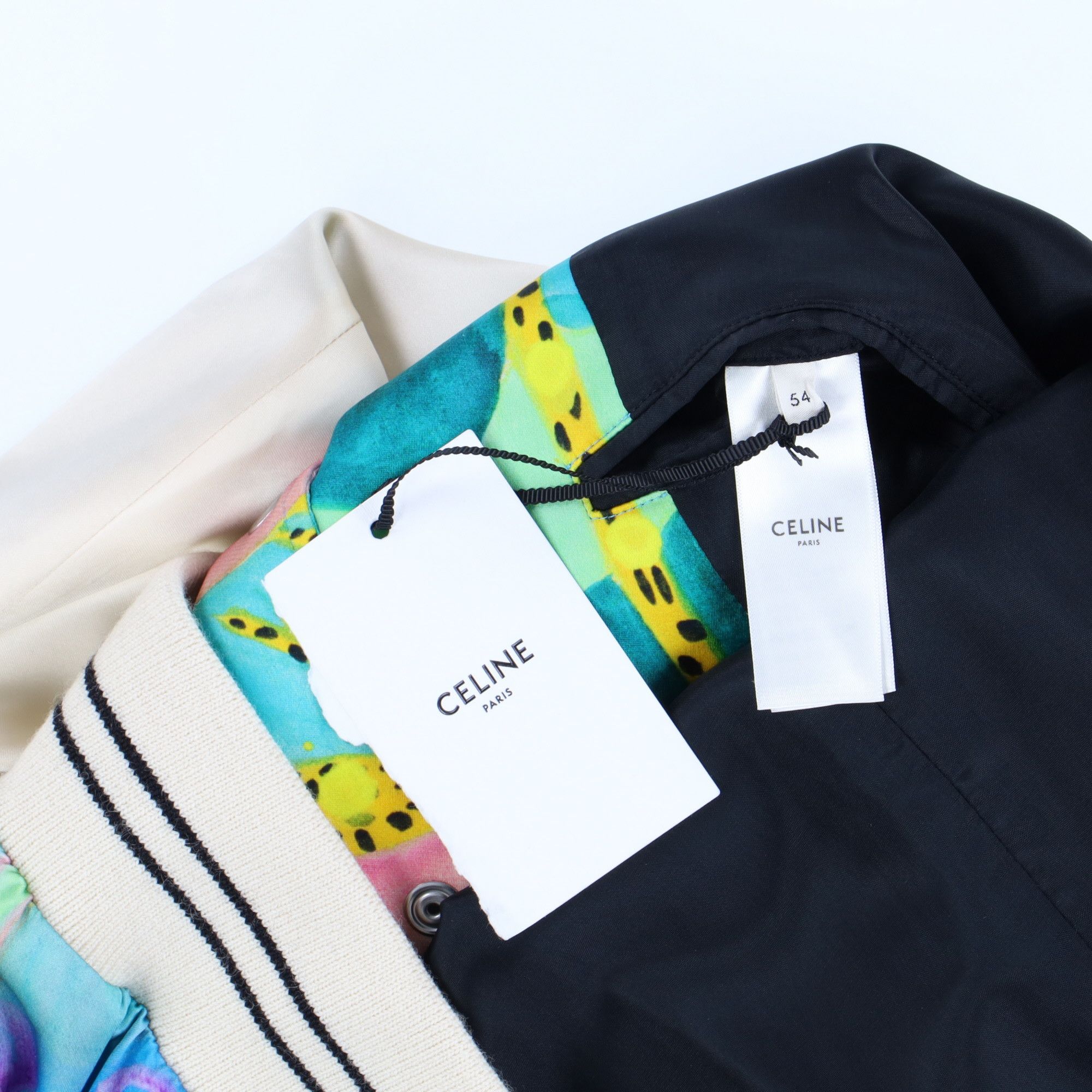Celine x Tyson Reeder Hawaiian Satin Souvenir Teddy Jacket Size US XXL / EU 58 / 5 - 11 Thumbnail