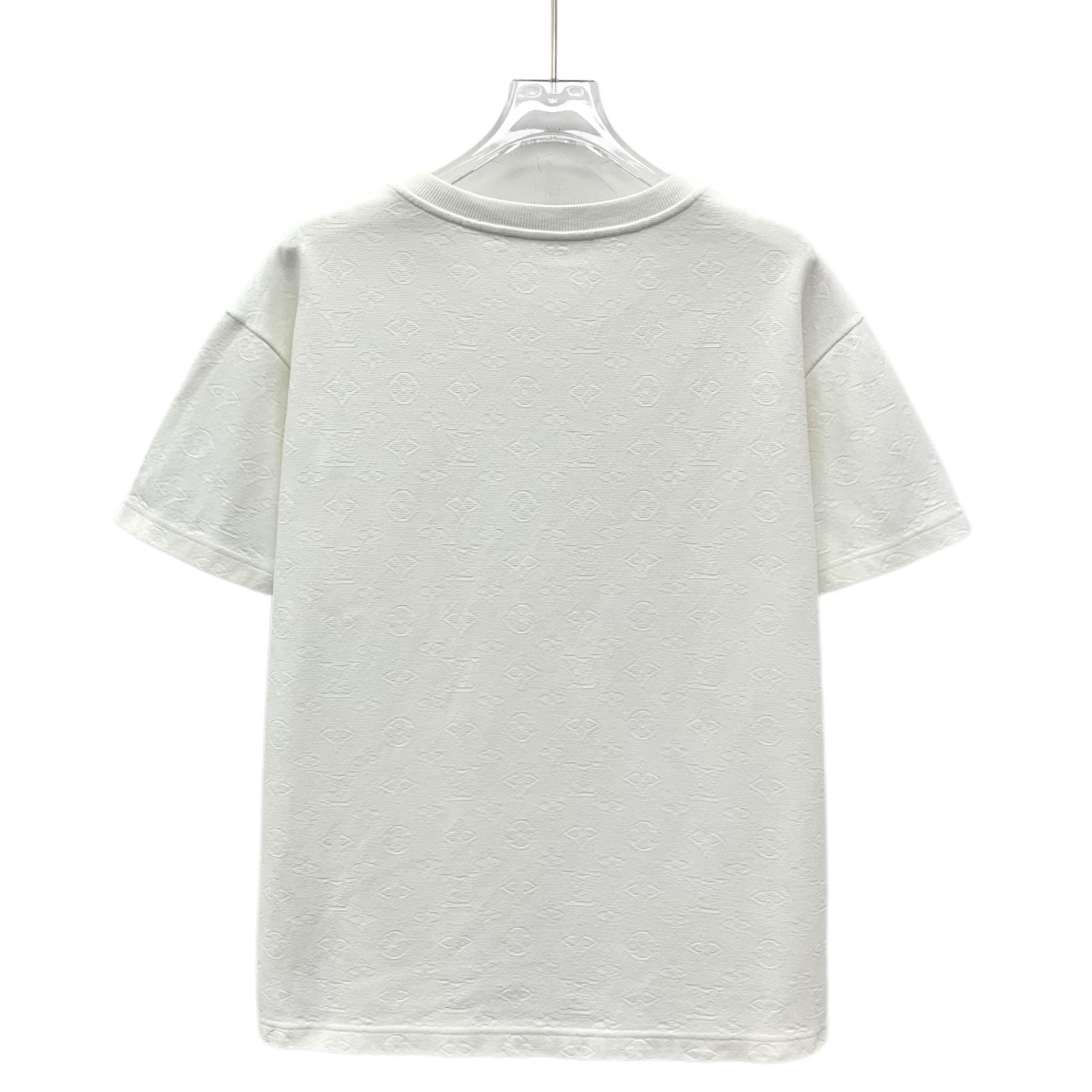 Louis Vuitton Louis Vuitton Monogram Print T-Shirt White (S) Size US S / EU 44-46 / 1 - 2 Thumbnail