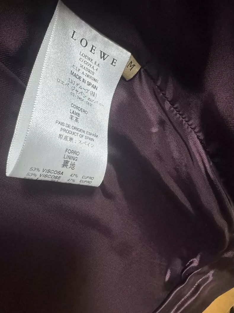Loewe LOEWE Men's leather clothing Size US M / EU 48-50 / 2 - 7 Thumbnail